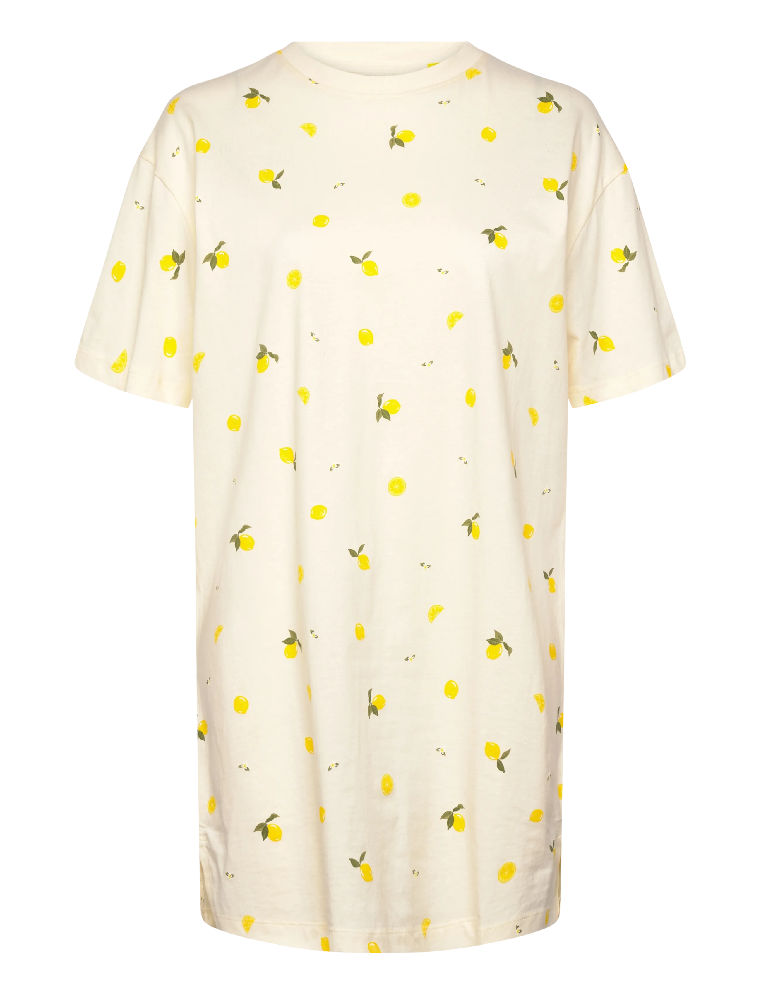 Hunkemöller Sd Jersey Lace Bow - Natkjoler - WINTER WHITE / yellow