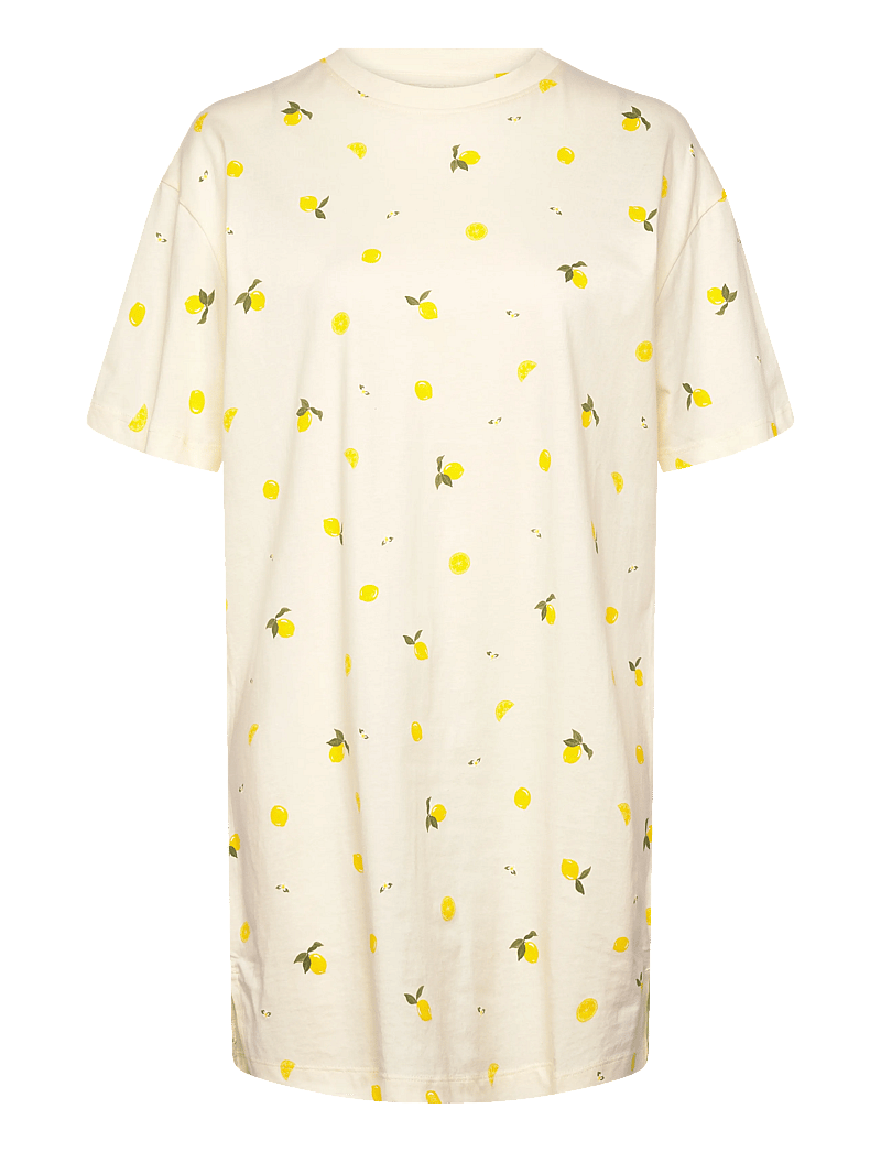 Hunkemöller - Sd Jersey Lace Bow - Öösärgid - winter white - 1