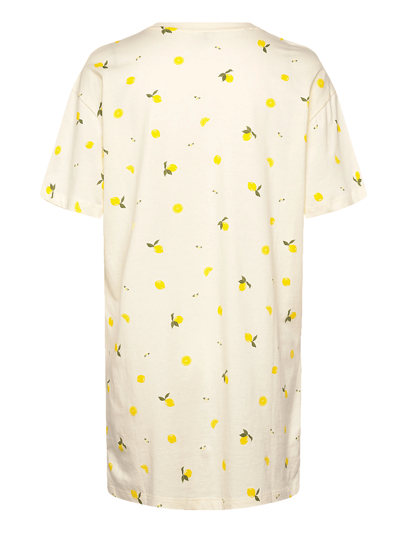 Hunkemöller - Sd Jersey Lace Bow - Öösärgid - winter white - 2