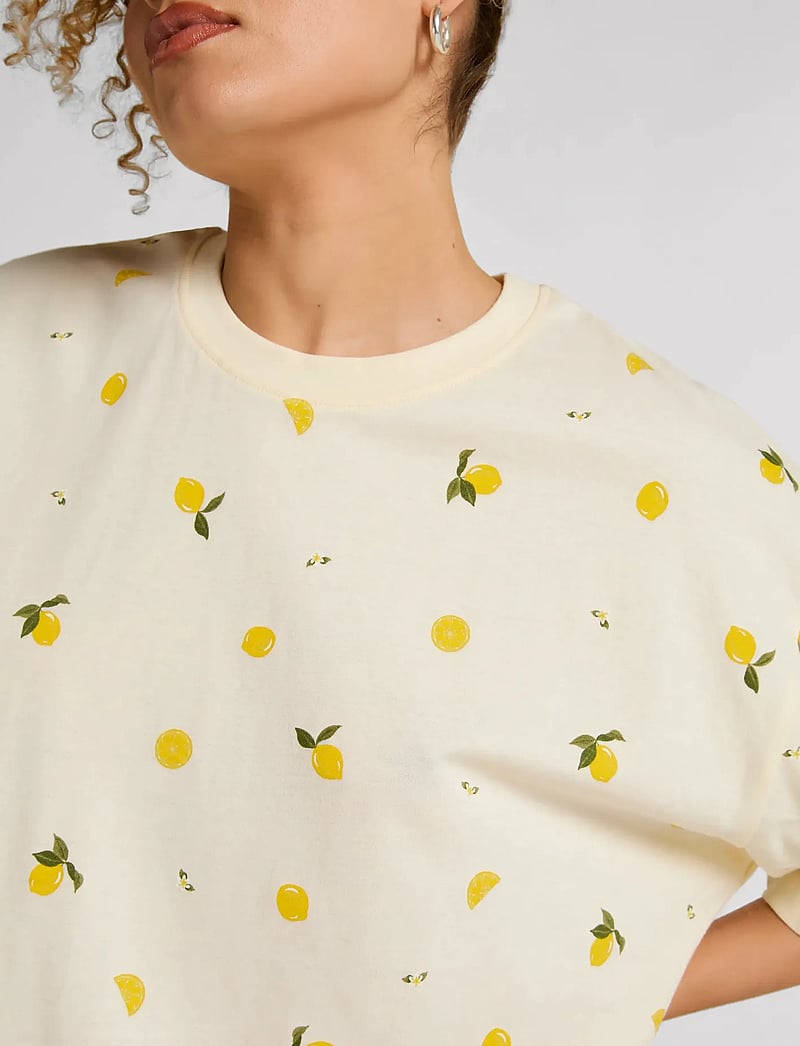 Hunkemöller - Sd Jersey Lace Bow - Öösärgid - winter white - 3