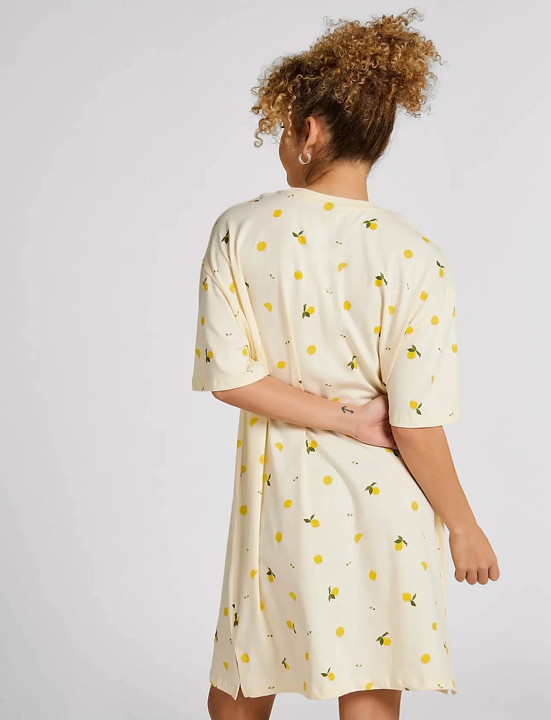 Hunkemöller - Sd Jersey Lace Bow - Öösärgid - winter white - 4