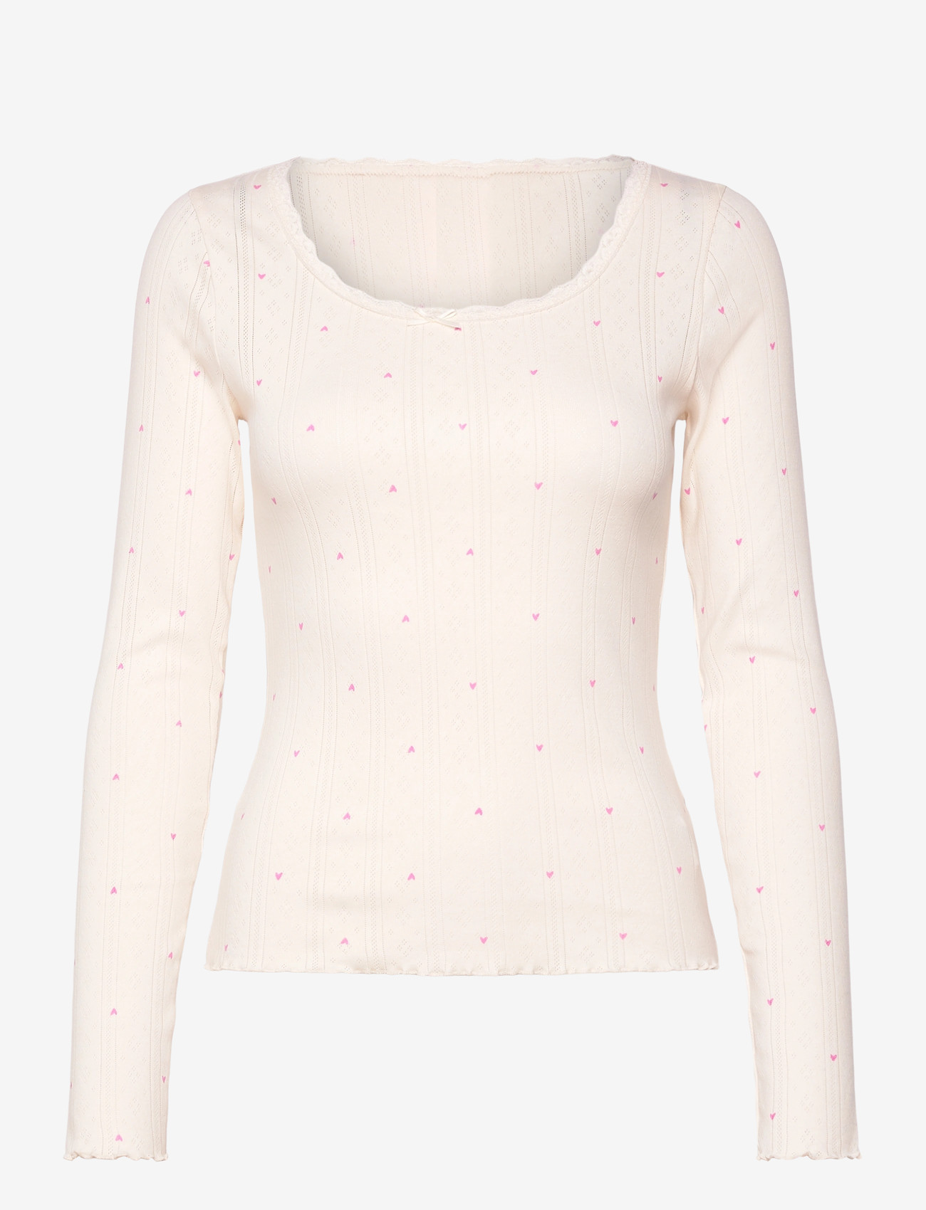 Hunkemöller - Sd Jersey Lace Nova - Överdelar - gardenia - 1