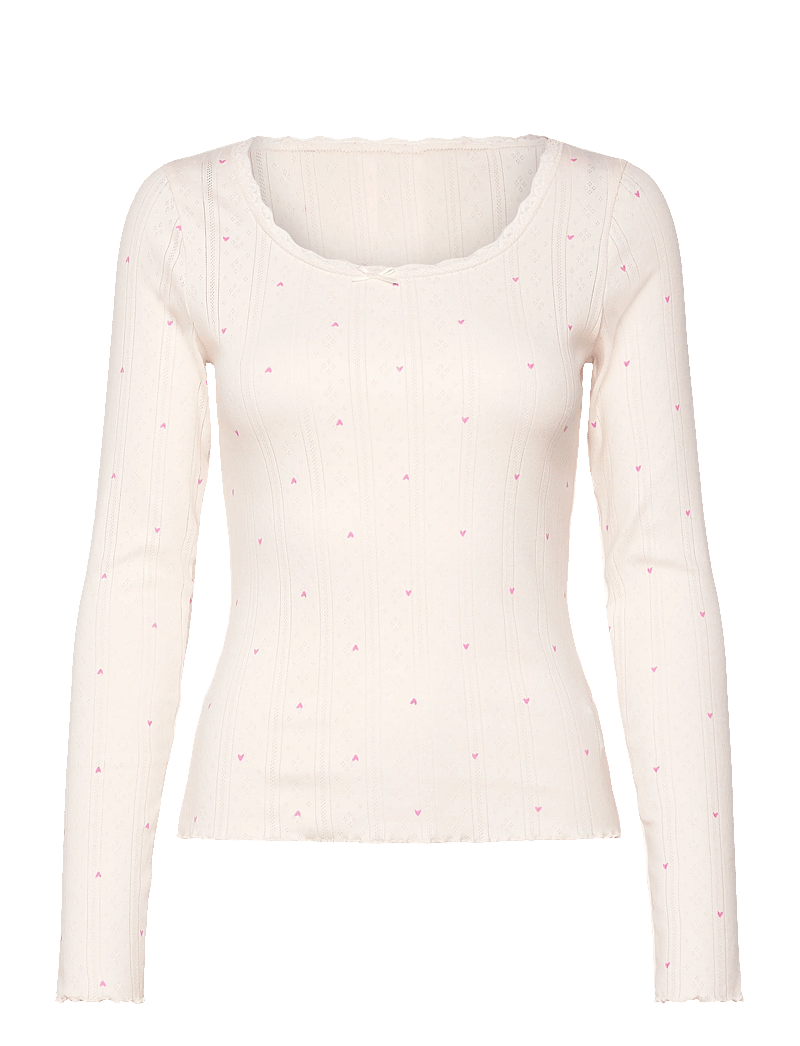 Hunkemöller - Sd Jersey Lace Nova - Överdelar - gardenia - 1