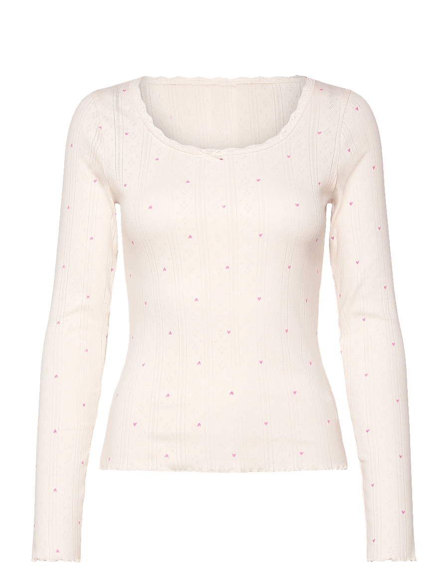 Hunkemöller - Sd Jersey Lace Nova - alussärgid - gardenia - 1