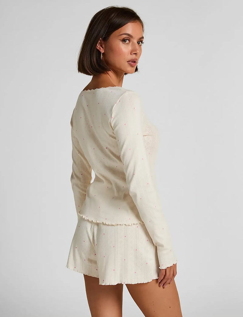 Hunkemöller - Sd Jersey Lace Nova - Överdelar - gardenia - 5