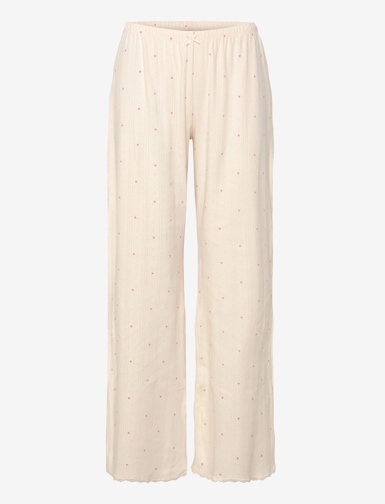 Hunkemöller - Pj Cami Jersey Lace Nana - pidžaamad - gardenia - 2