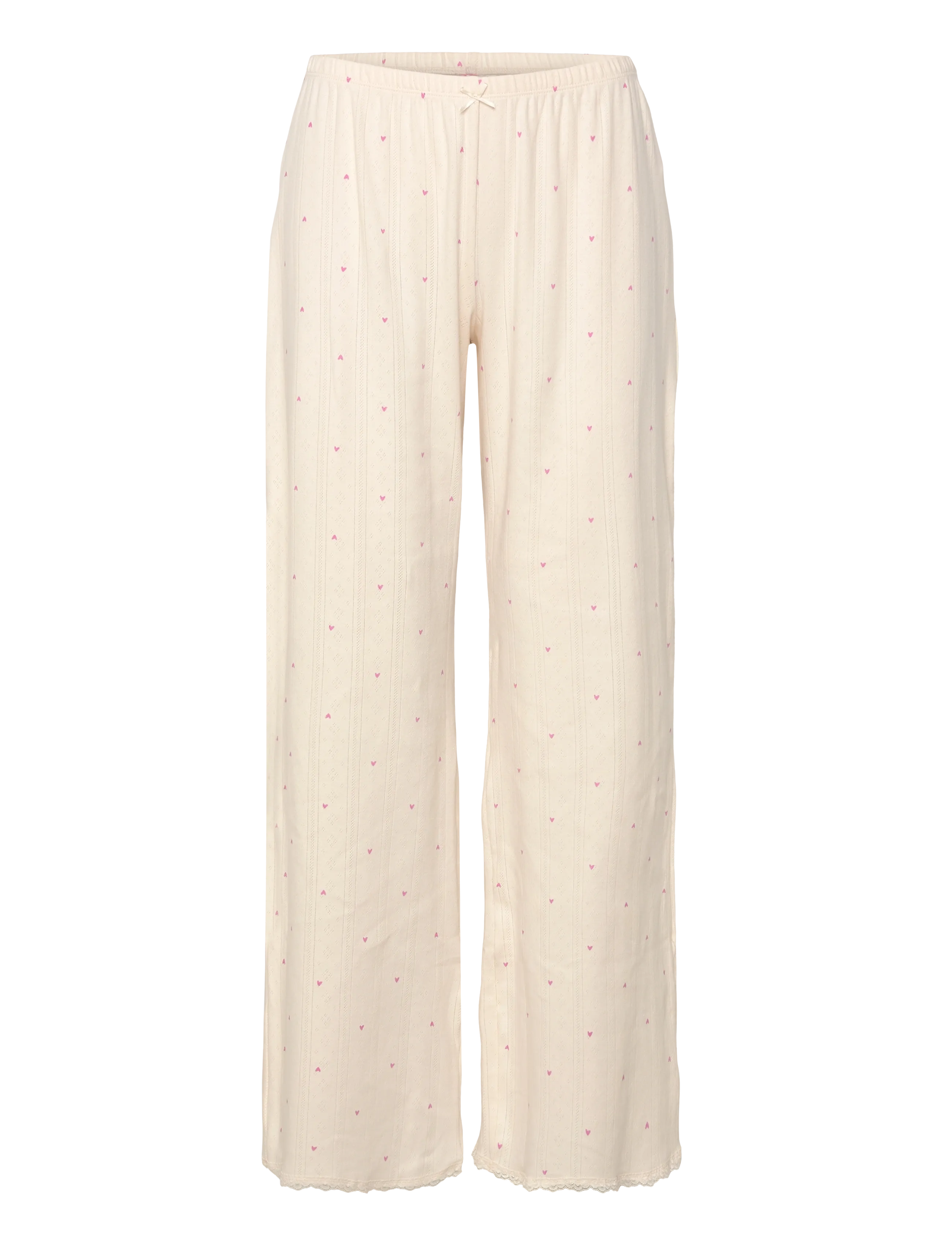 Hunkemöller - Pj Cami Jersey Lace Nana - pyjamas - gardenia - 3