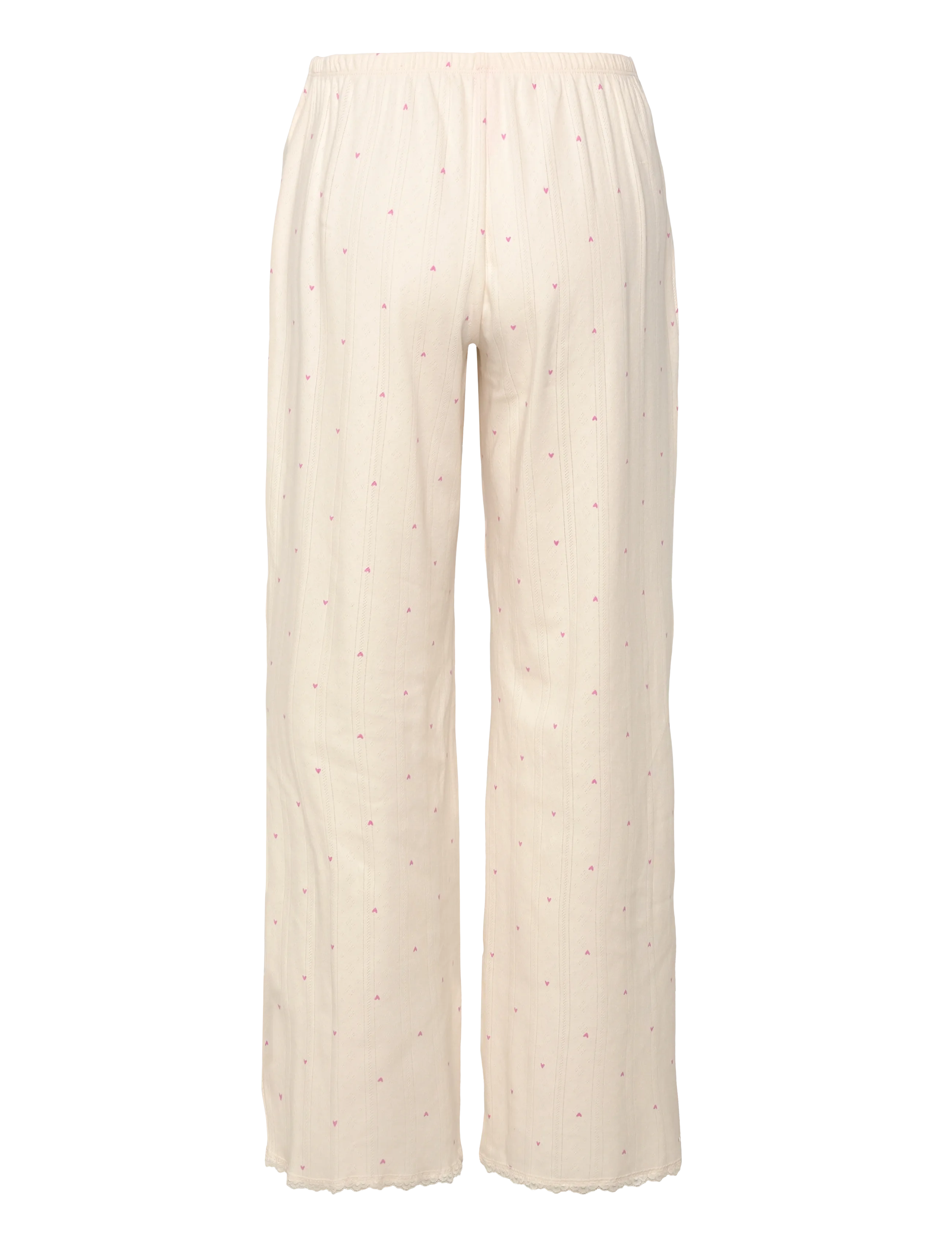 Hunkemöller - Pj Cami Jersey Lace Nana - pyjamas - gardenia - 4