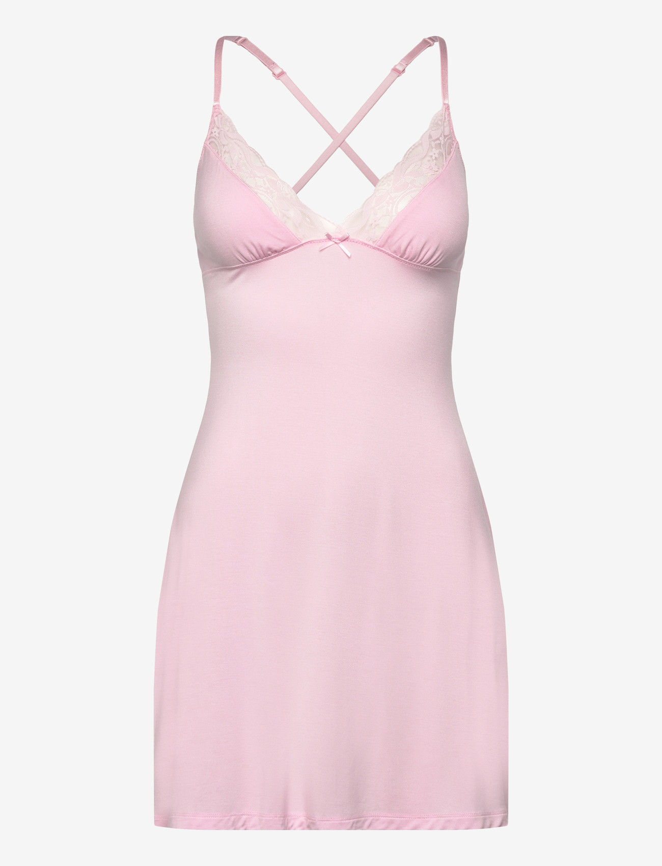 Hunkemöller - SD JERSEY LACE BOW - pink lady - 1