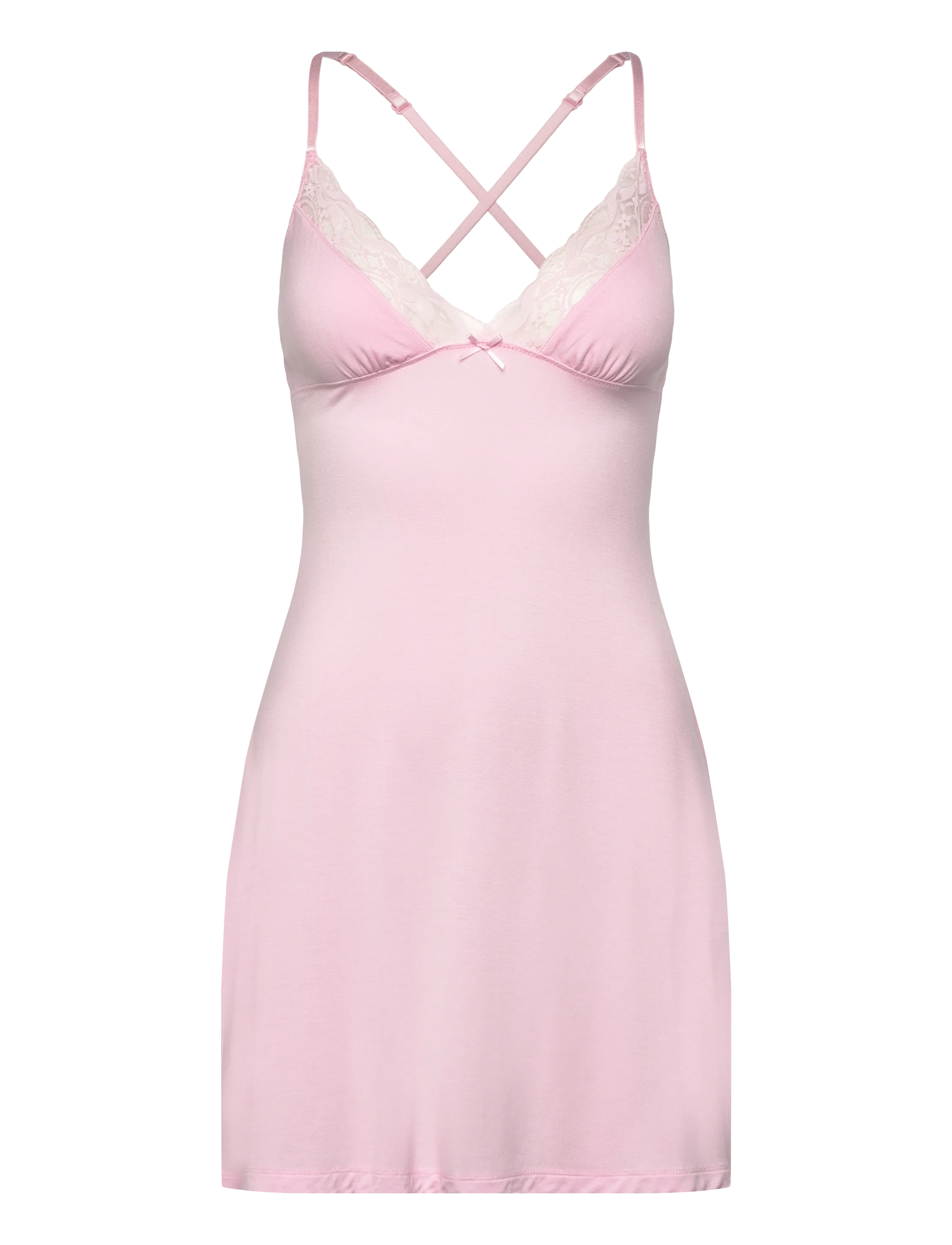 Hunkemöller SD JERSEY LACE BOW - Bodies & slips - PINK LADY / pink/rose