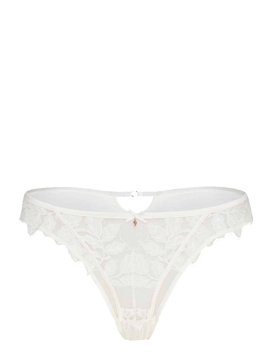 Hunkemöller - MILLIE HL STRING R - stringtrusser - snow white - 1