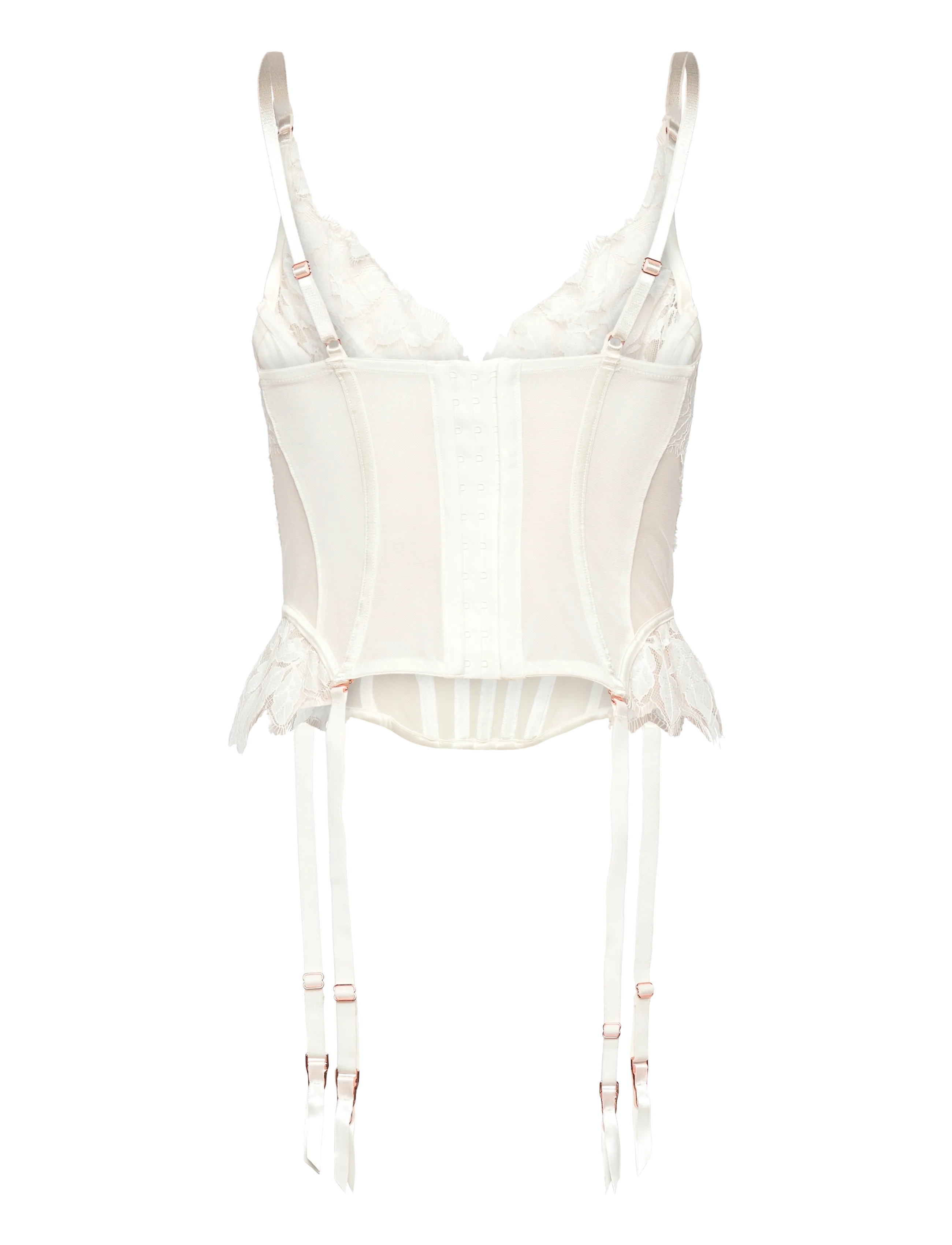 Hunkemöller - MILLIE  BUSTIER - traadiga rinnahoidjad - snow white - 2