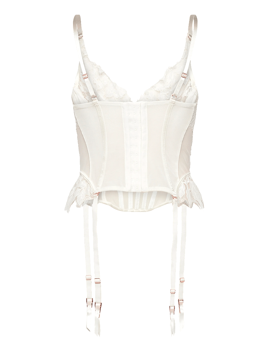 Hunkemöller - MILLIE BUSTIER - traadiga rinnahoidjad - snow white - 2