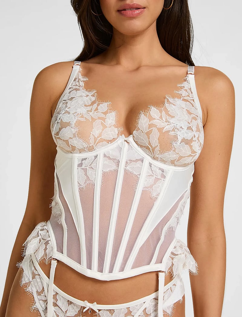 Hunkemöller - MILLIE BUSTIER - traadiga rinnahoidjad - snow white - 3