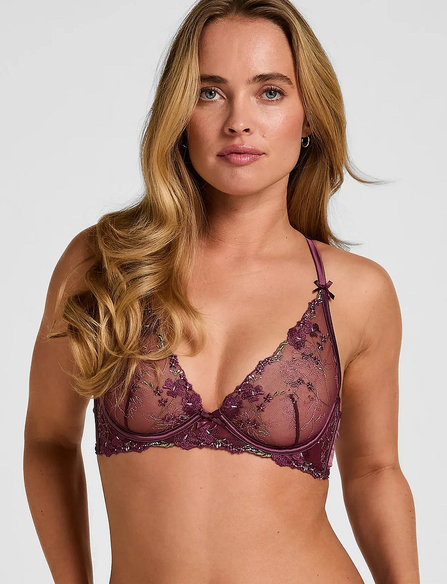 Hunkemöller - PEONIE UP LL - bh:ar med bygel - fig - 0