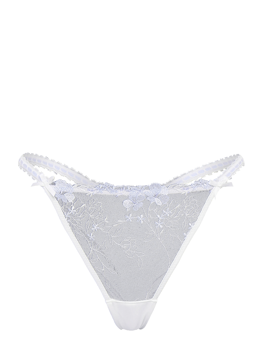 Hunkemöller - PEONIE HL STRING T - tangas - snow white - 1