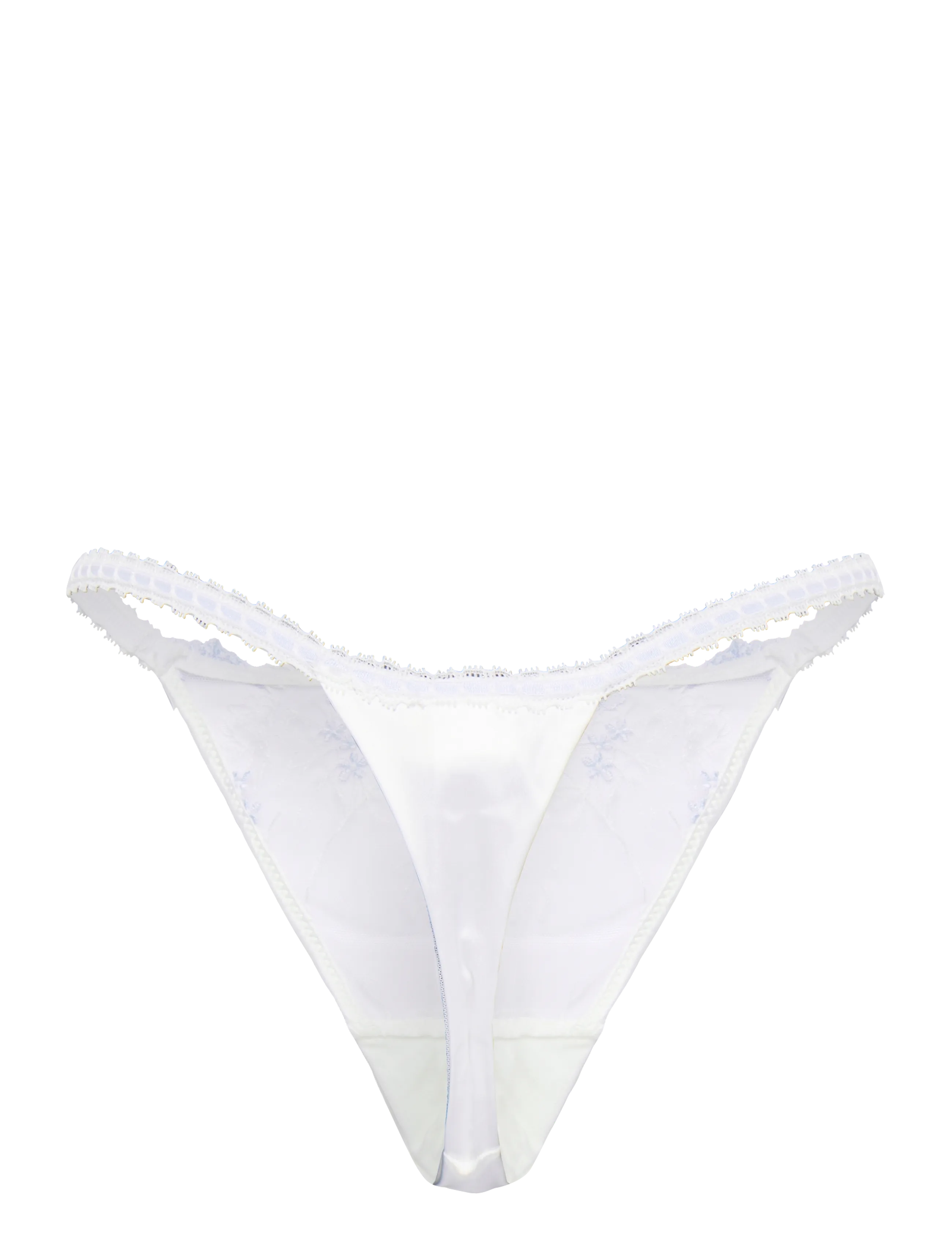 Hunkemöller - PEONIE HL STRING T - snow white - 2