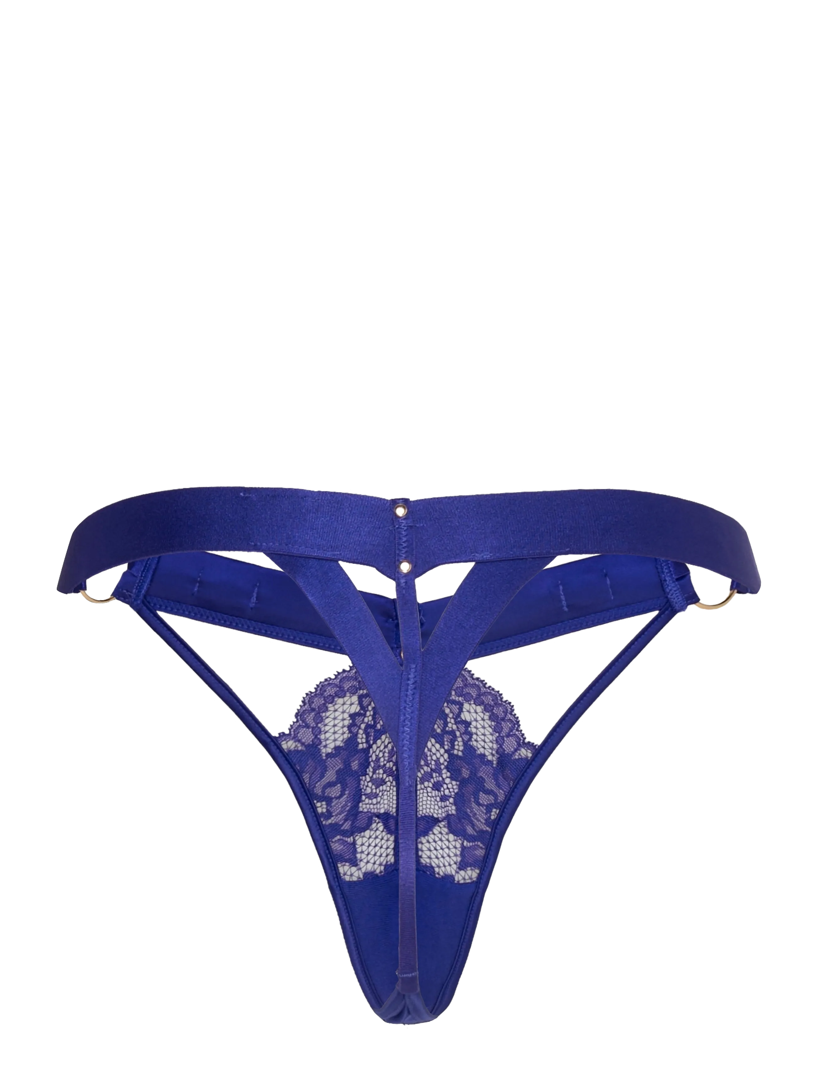 Hunkemöller - EMMELINE HL STRING TR - tangas - clematis blue - 2