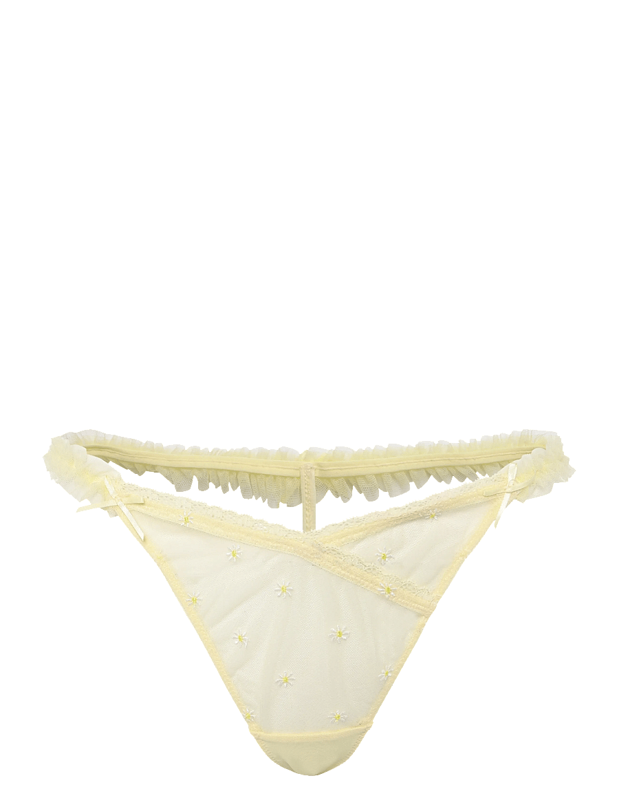 Hunkemöller - FLORA HL STRING T - stringid - anise flower - 1
