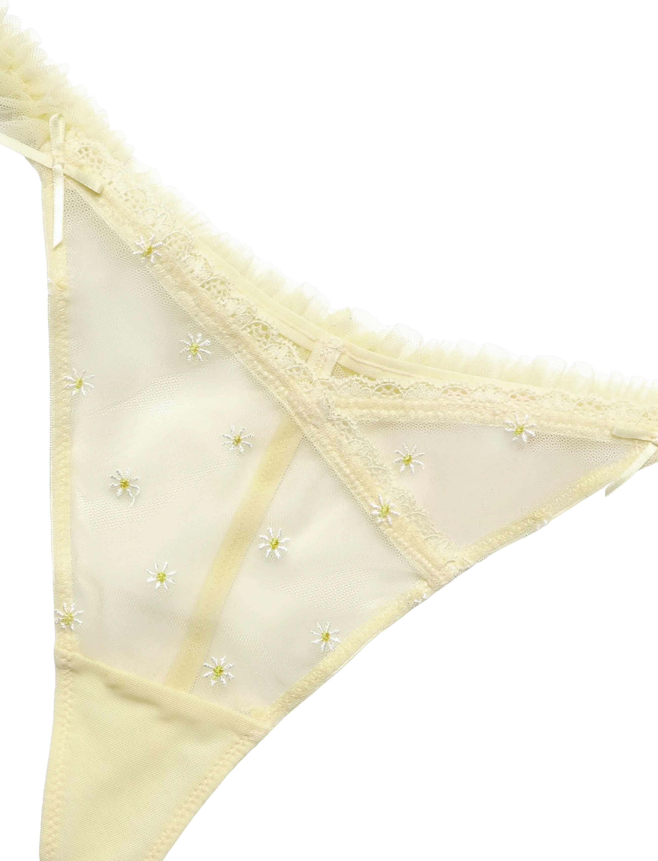 Hunkemöller - FLORA HL STRING T - stringid - anise flower - 5