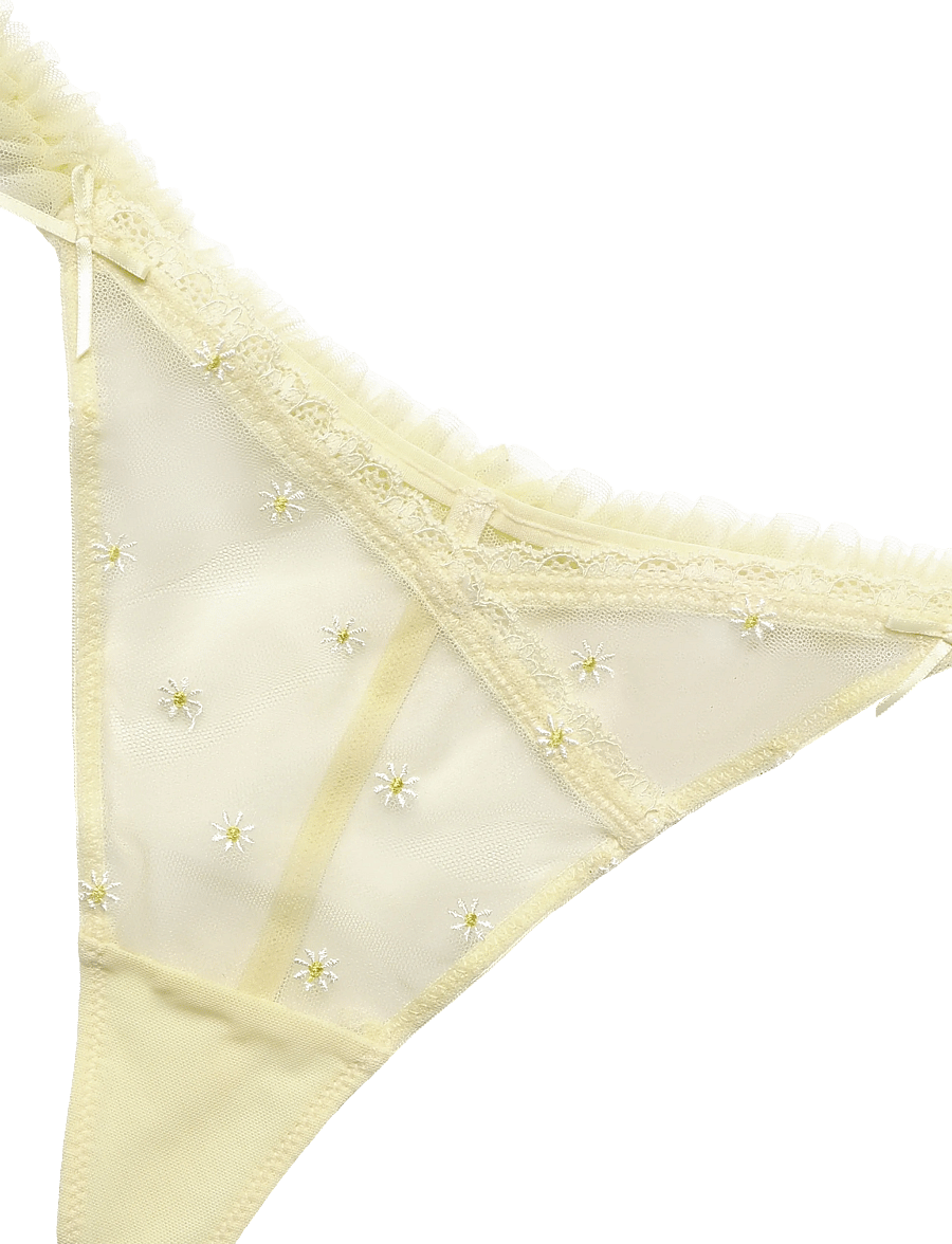 Hunkemöller - FLORA HL STRING T - stringid - anise flower - 5