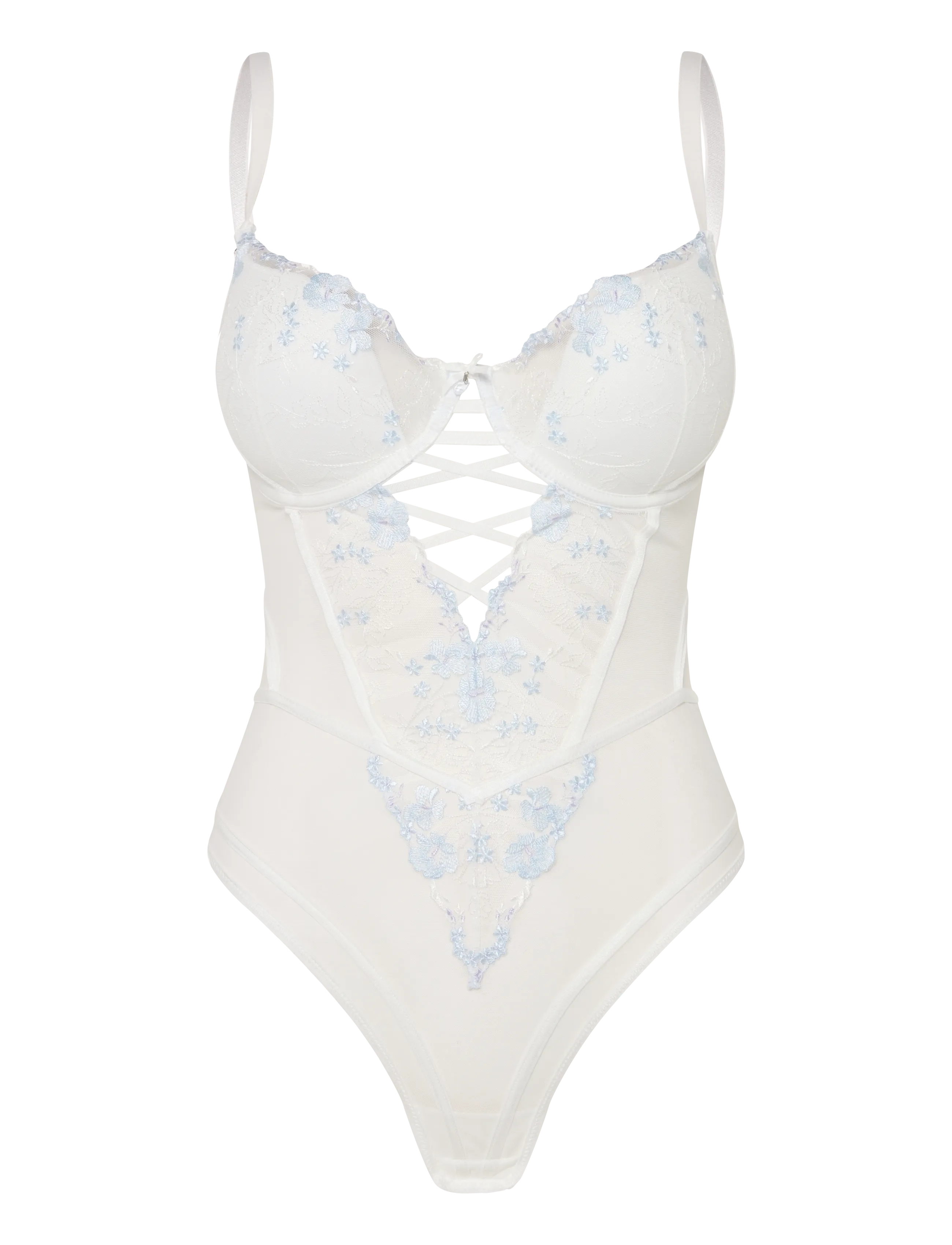 HUNKEMÖLLER Peonie String Body Weiß - Cx75 - Damen