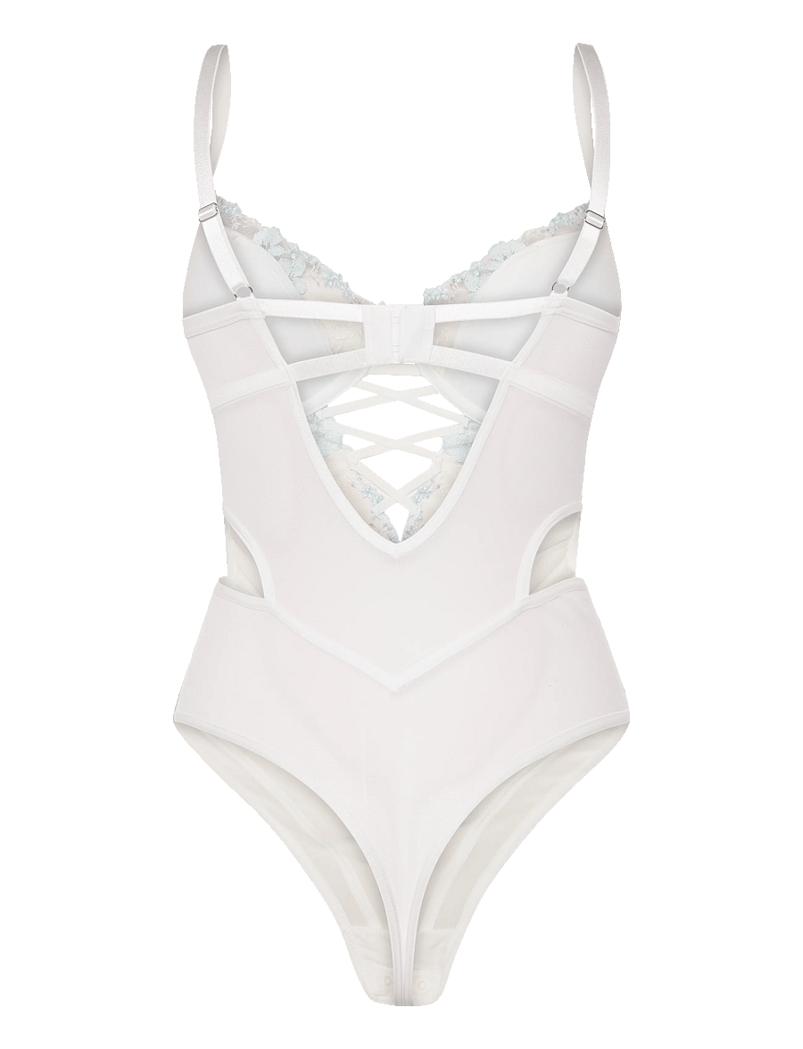 Hunkemöller - PEONIE STRING BODY - besondere anlässe - snow white - 1