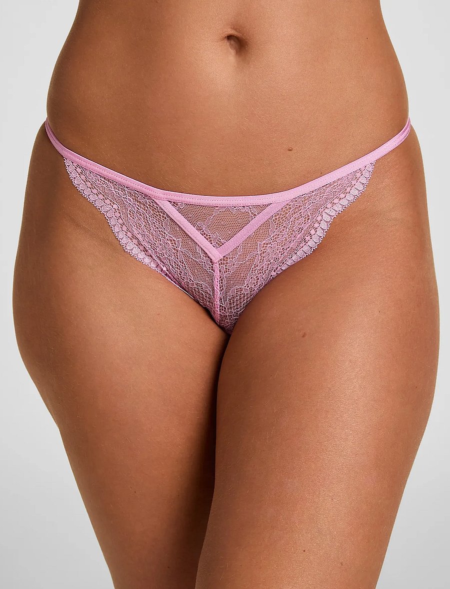 Hunkemöller - ISABELLE STRING TR - tangas - lilac chiffon - 3