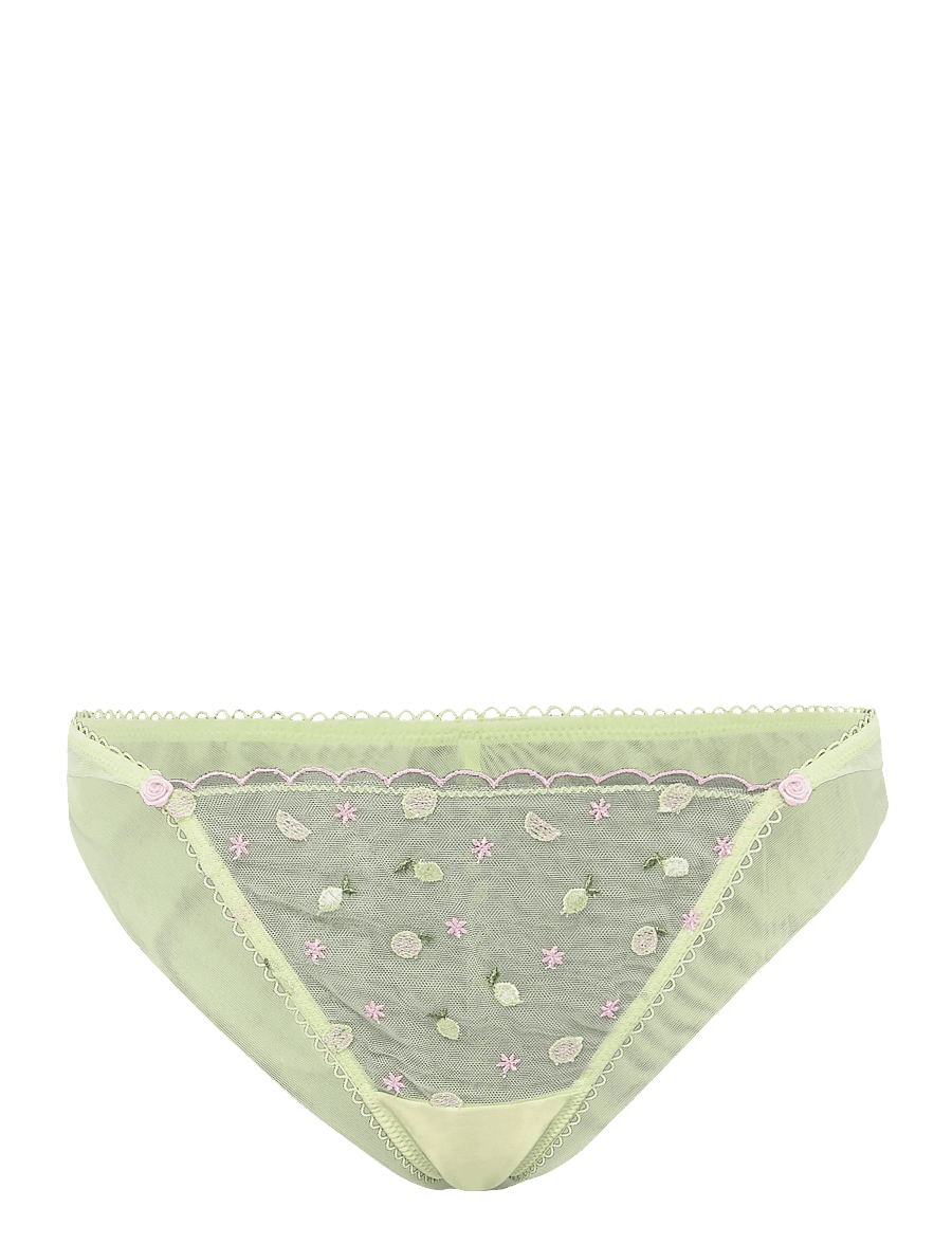 Hunkemöller - HARRIET CHEEKINI - shadow lime - 0