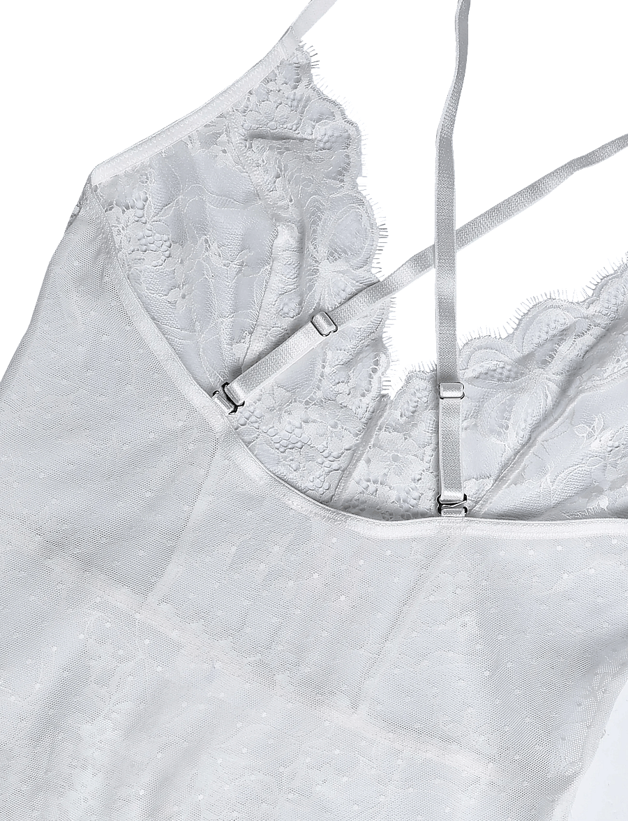 Hunkemöller - PRINA STRING BODY - besondere anlässe - snow white - 3