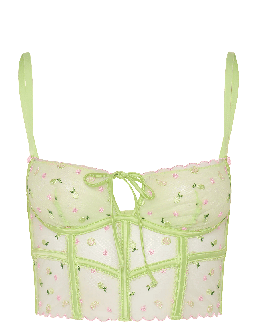 Hunkemöller - HARRIET BUSTIER - bh:ar med bygel - shadow lime - 1