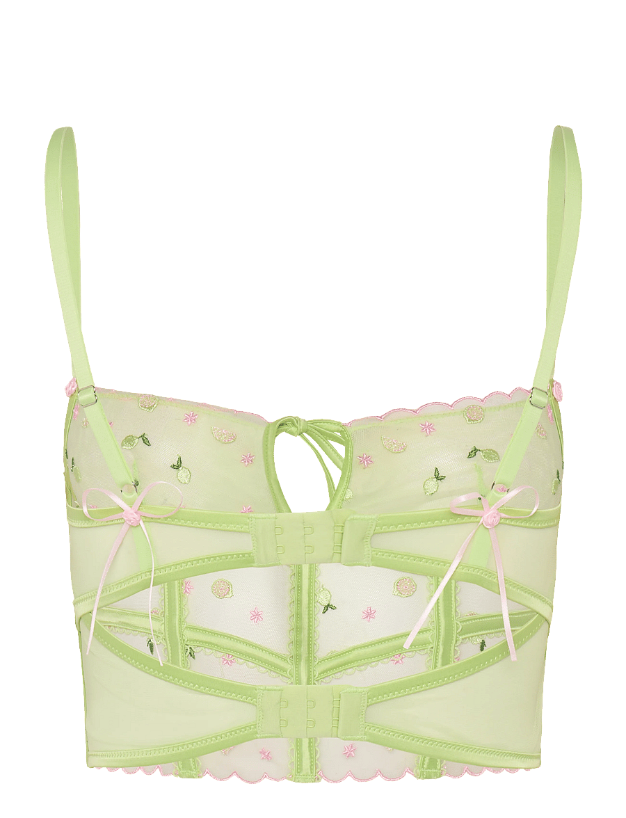 Hunkemöller - HARRIET BUSTIER - bh:ar med bygel - shadow lime - 2