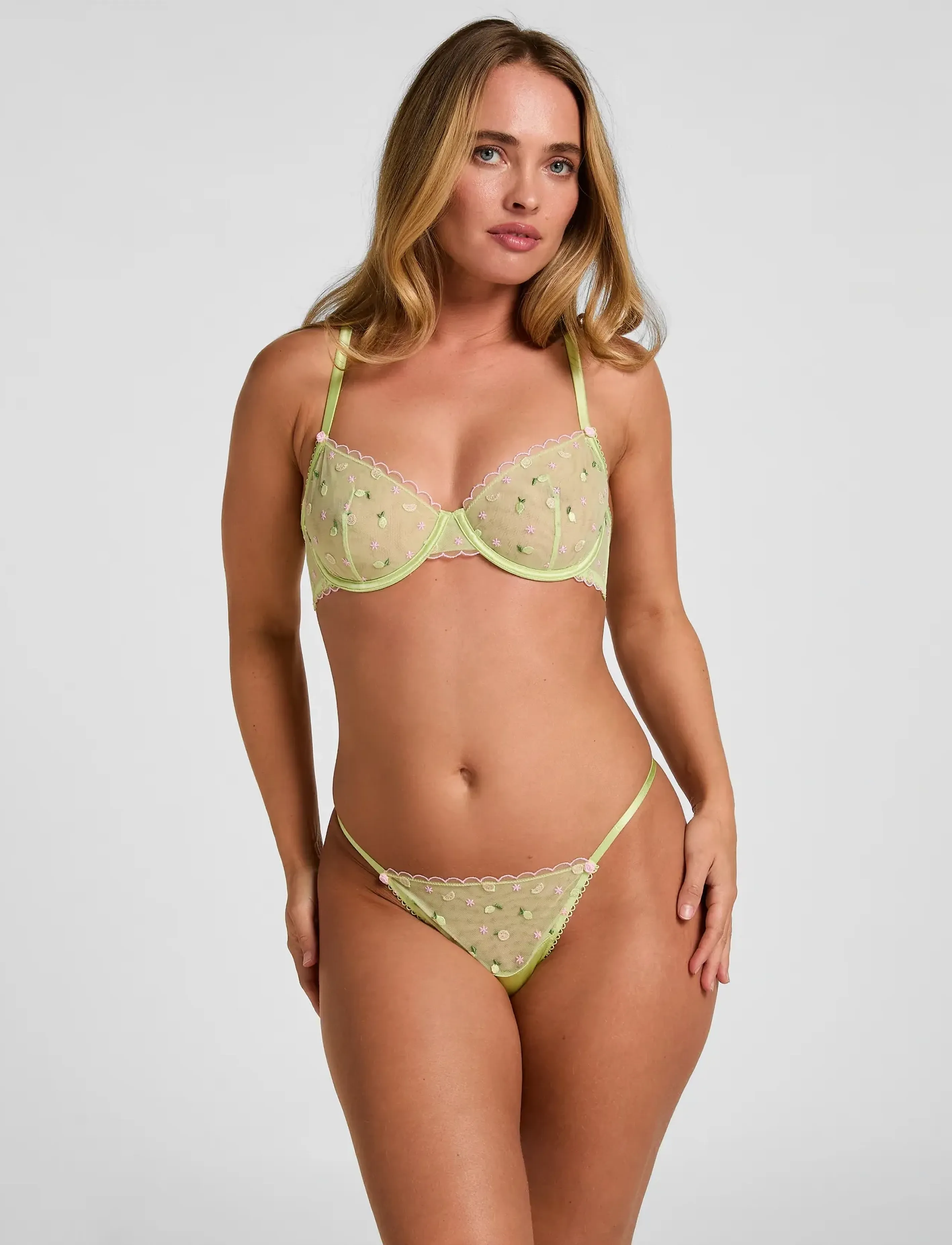 Hunkemöller - HARRIET UD - bøjle-bh’er - shadow lime - 5