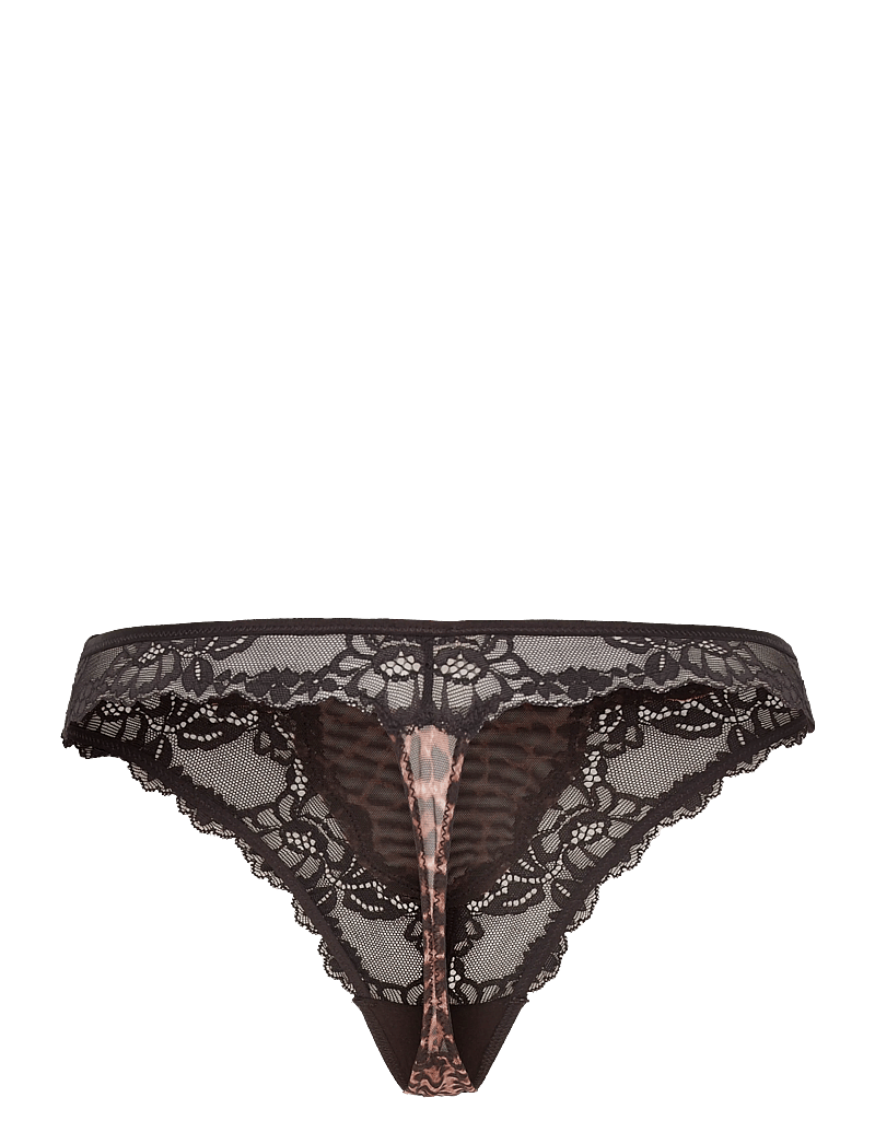 Hunkemöller - GABRIELLE HL STRING - string - caviar - 2