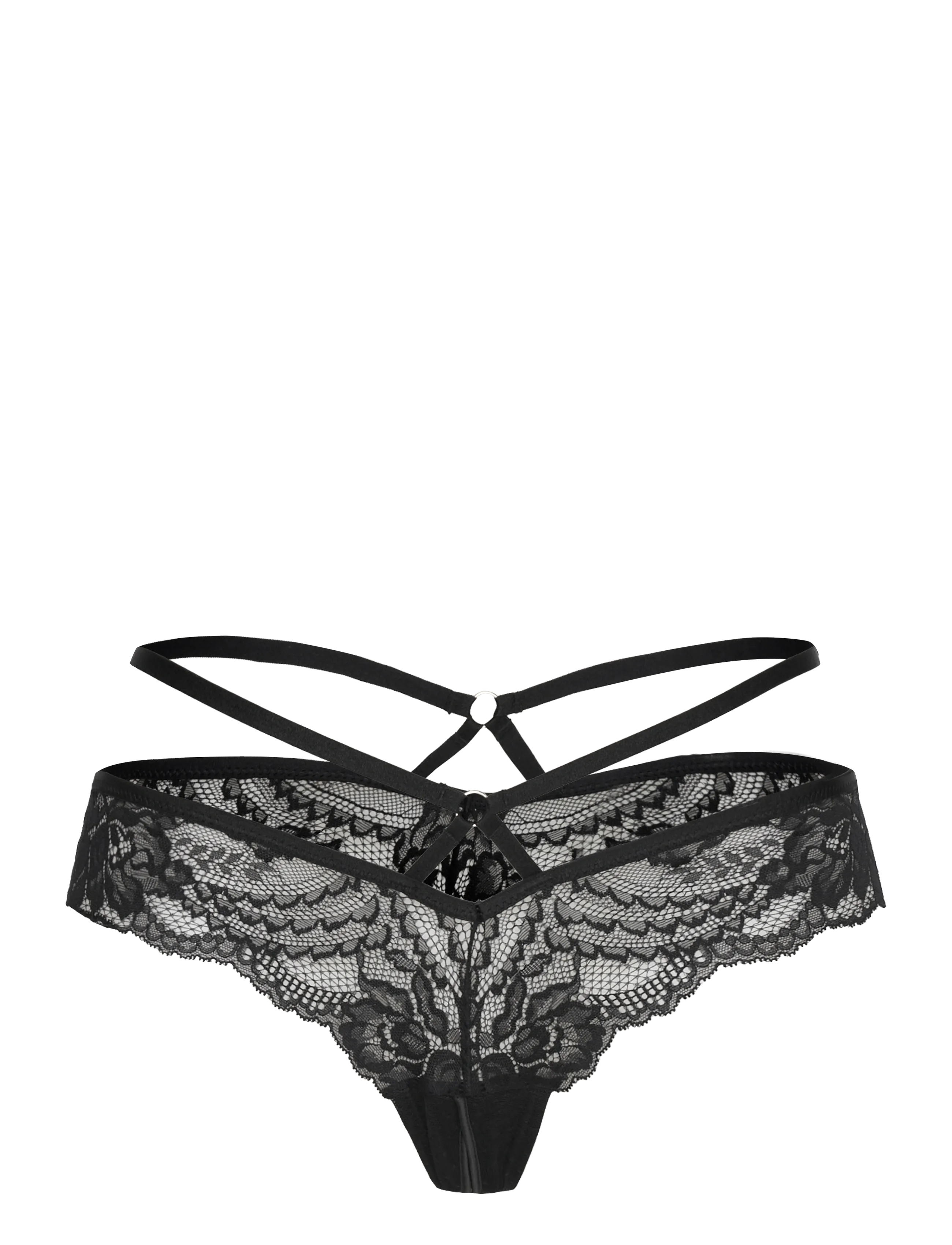 HUNKEMÖLLER Sosha Brasilian Ouvert Schwarz - XL - Damen