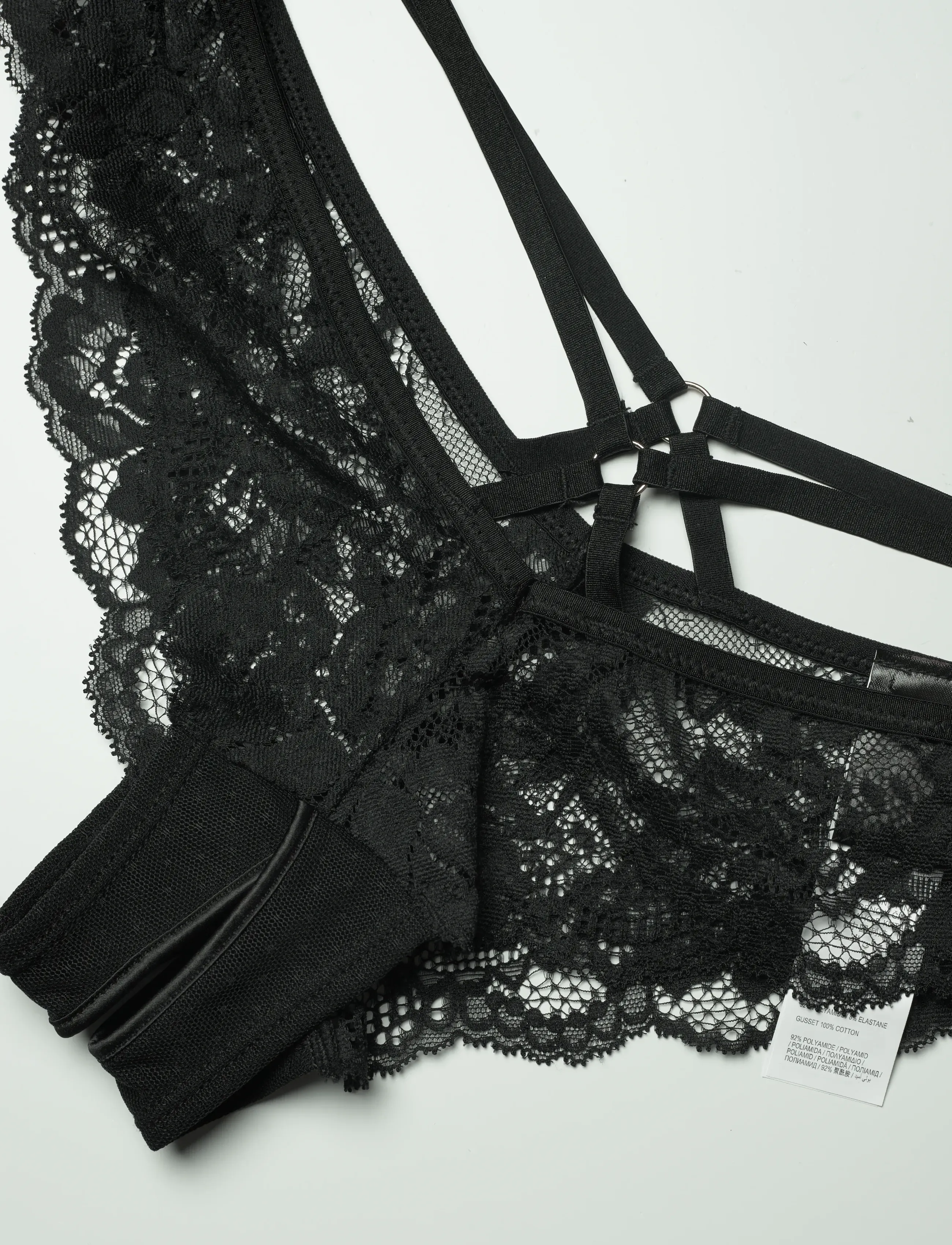 Hunkemöller - SOSHA BRASILIAN OUVERT - brazilian slips - caviar - 5