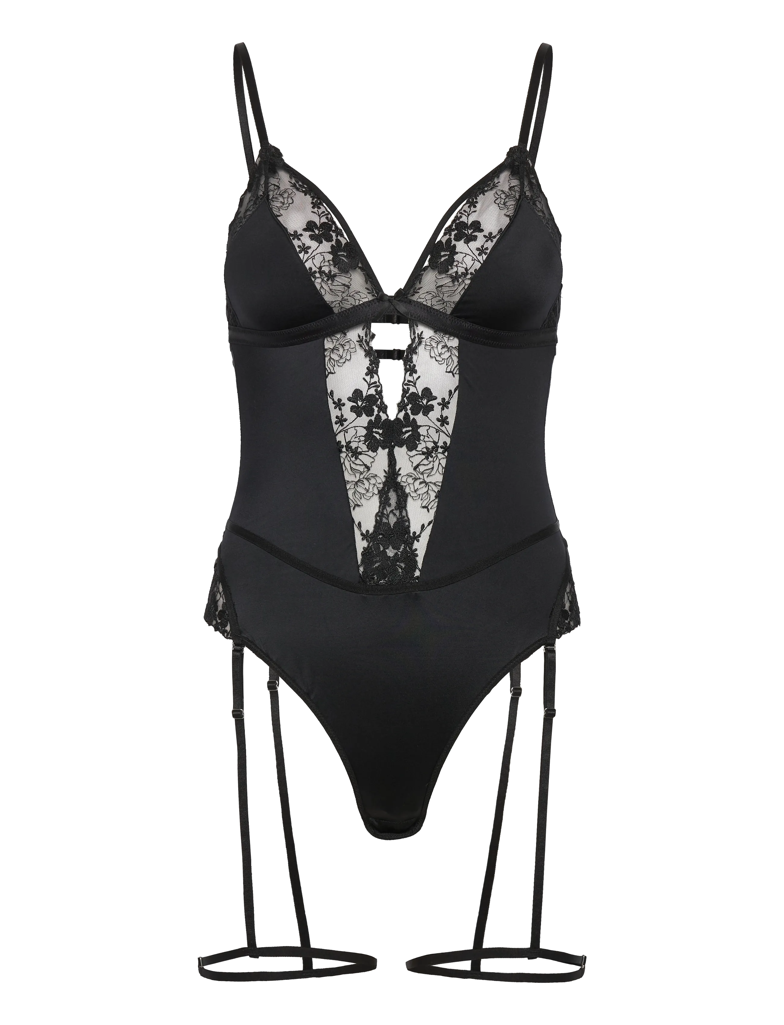 HUNKEMÖLLER Peonie Body Schwarz - M - Damen