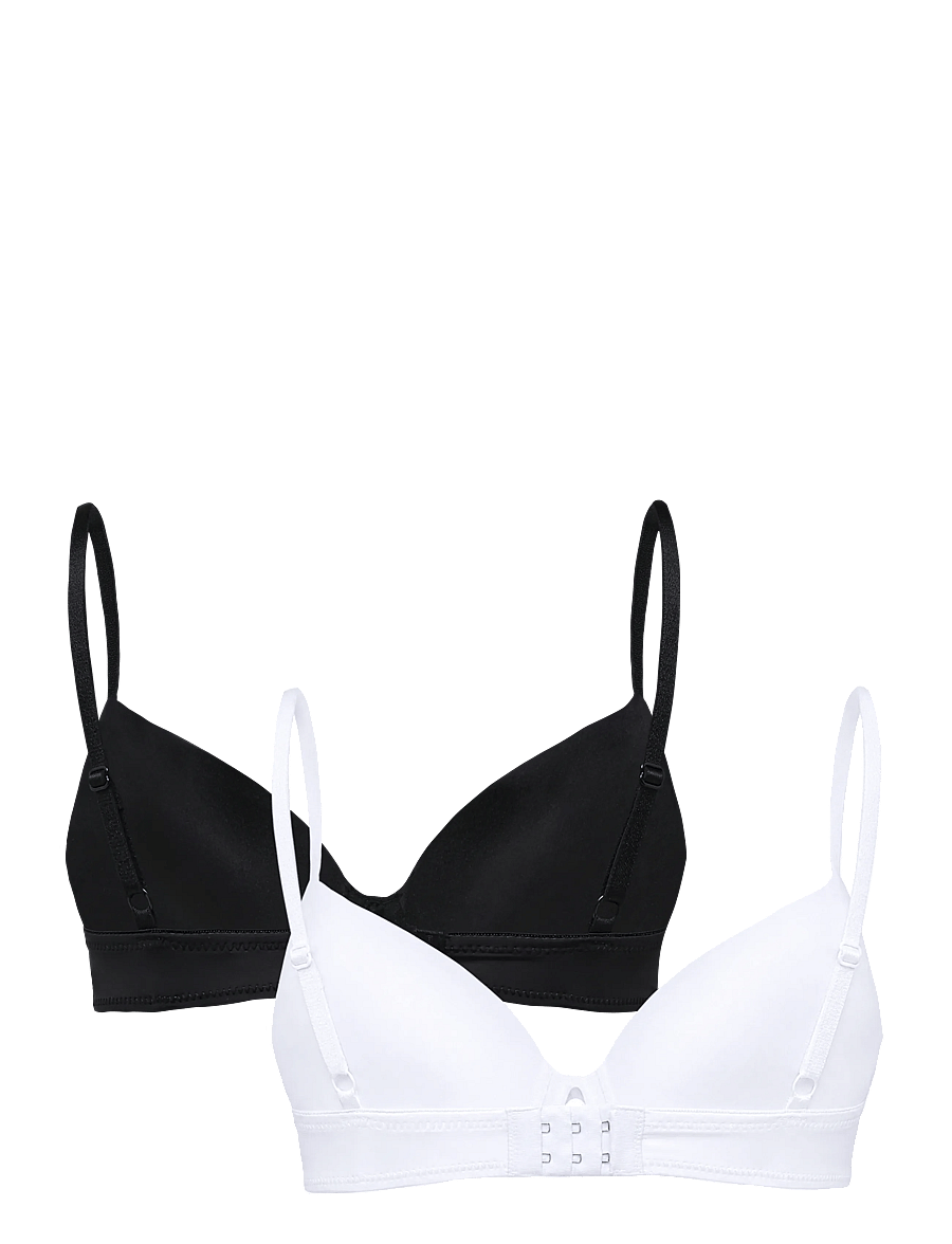 Hunkemöller - P&M PP 2-PACK - t-särgi rinnahoidjad - caviar - 2