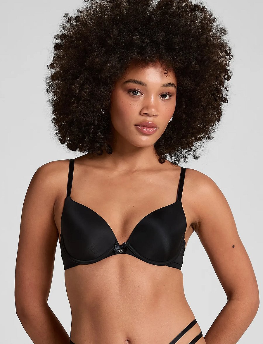 Hunkemöller - P&M PP 2-PACK - t-särgi rinnahoidjad - caviar - 0