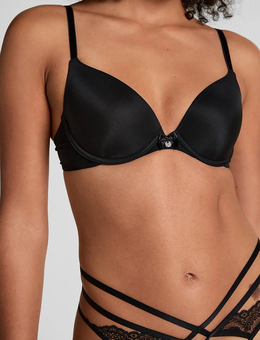Hunkemöller - P&M PP 2-PACK - t-särgi rinnahoidjad - caviar - 3