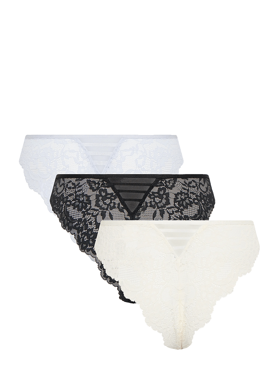 Hunkemöller - 3-PACK BELLE BRAZILIAN R - caviar - 2