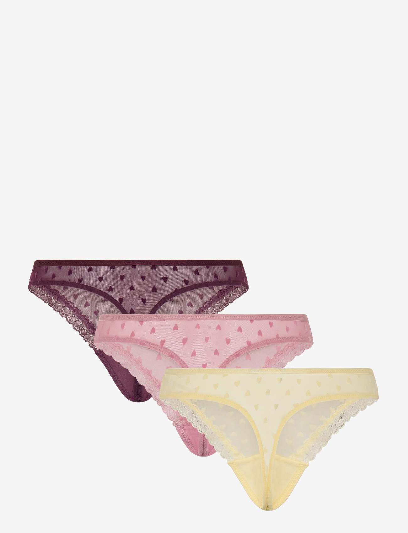 Hunkemöller - 3-PACK PHOEBE STRING - lilas - 2