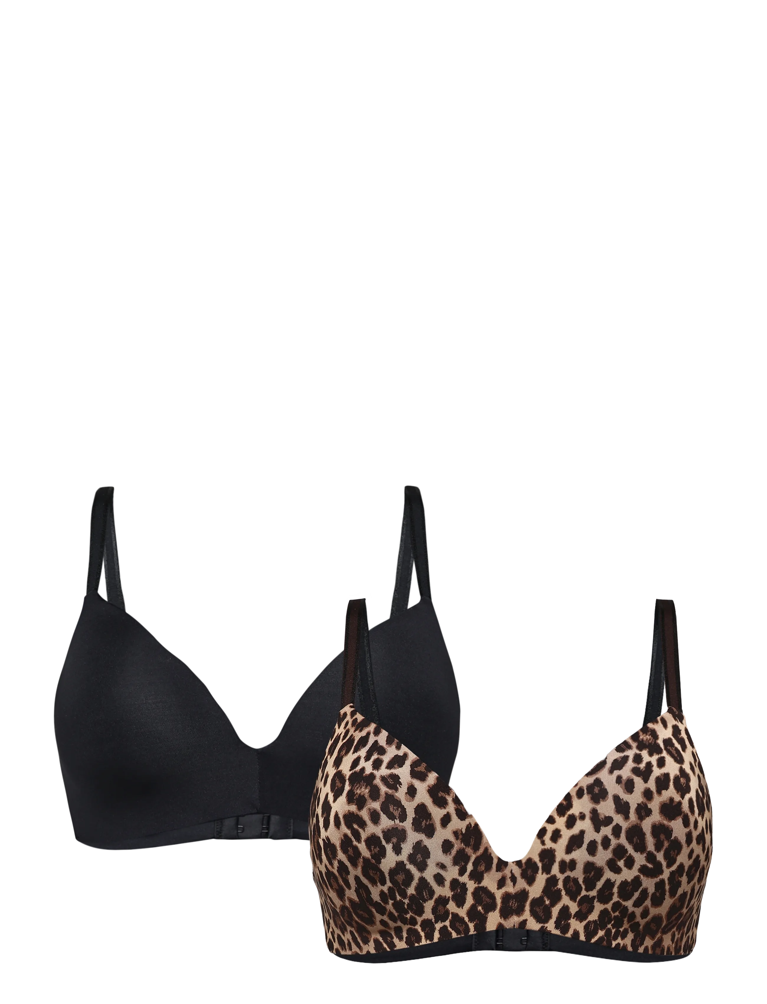 Hunkemöller MONA NON WIRED 2-PACK - Aluspesu - COFFEE BEAN / brown