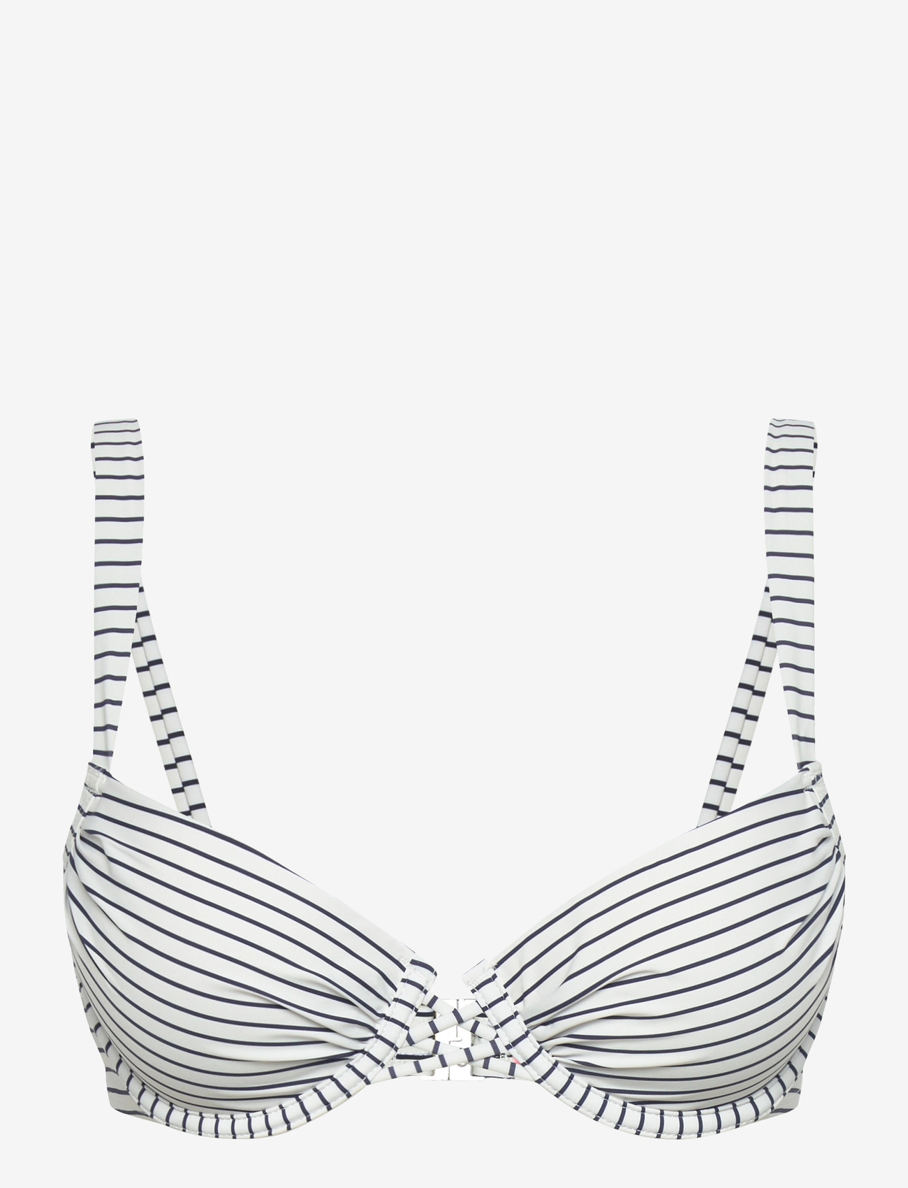 Hunkemöller - STRIPES PD - tugitraadiga bikiinide ülaosad - snow white - 0