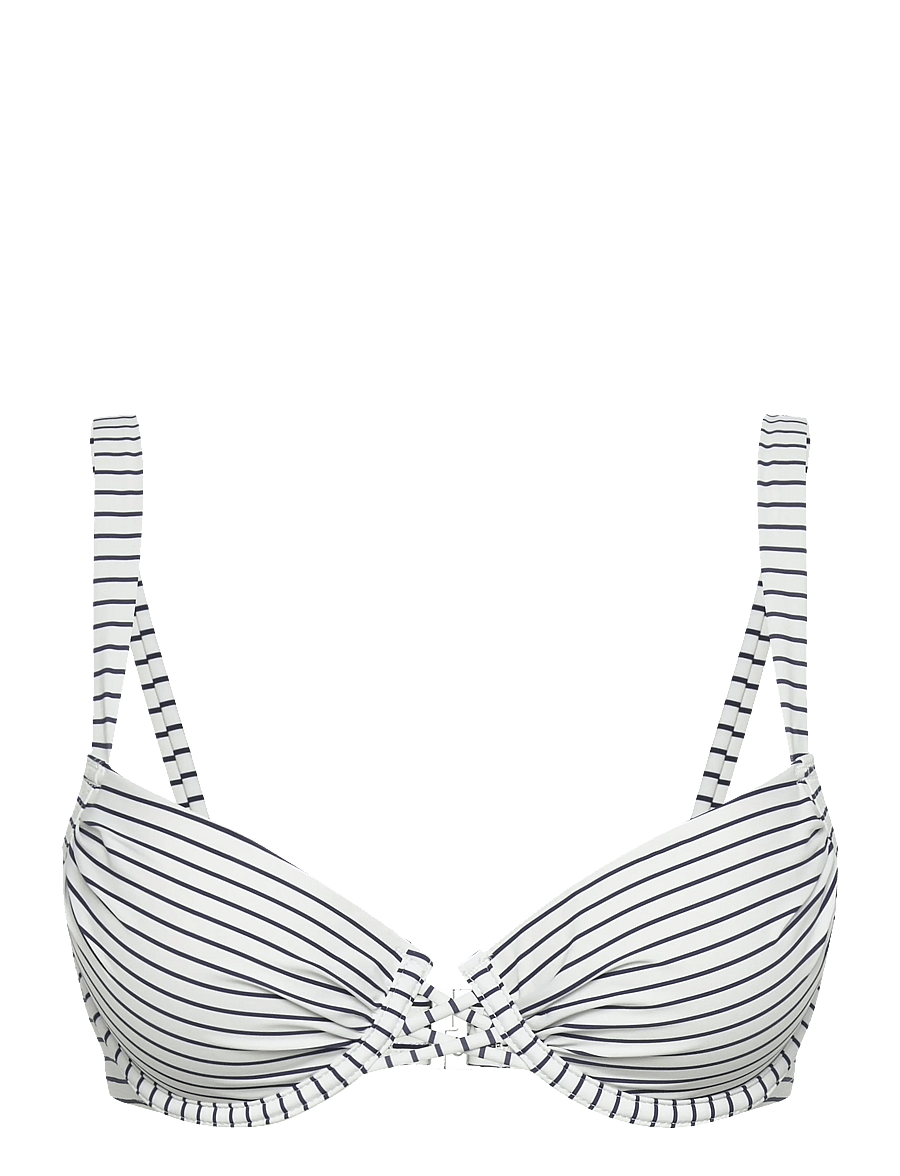 Hunkemöller - STRIPES PD - tugitraadiga bikiinide ülaosad - snow white - 0