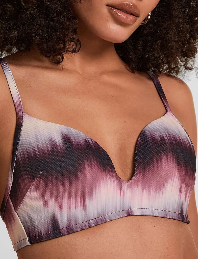 Hunkemöller - MAURITIUS MOULDED CROP TOP - push-up bikinier - fig - 3