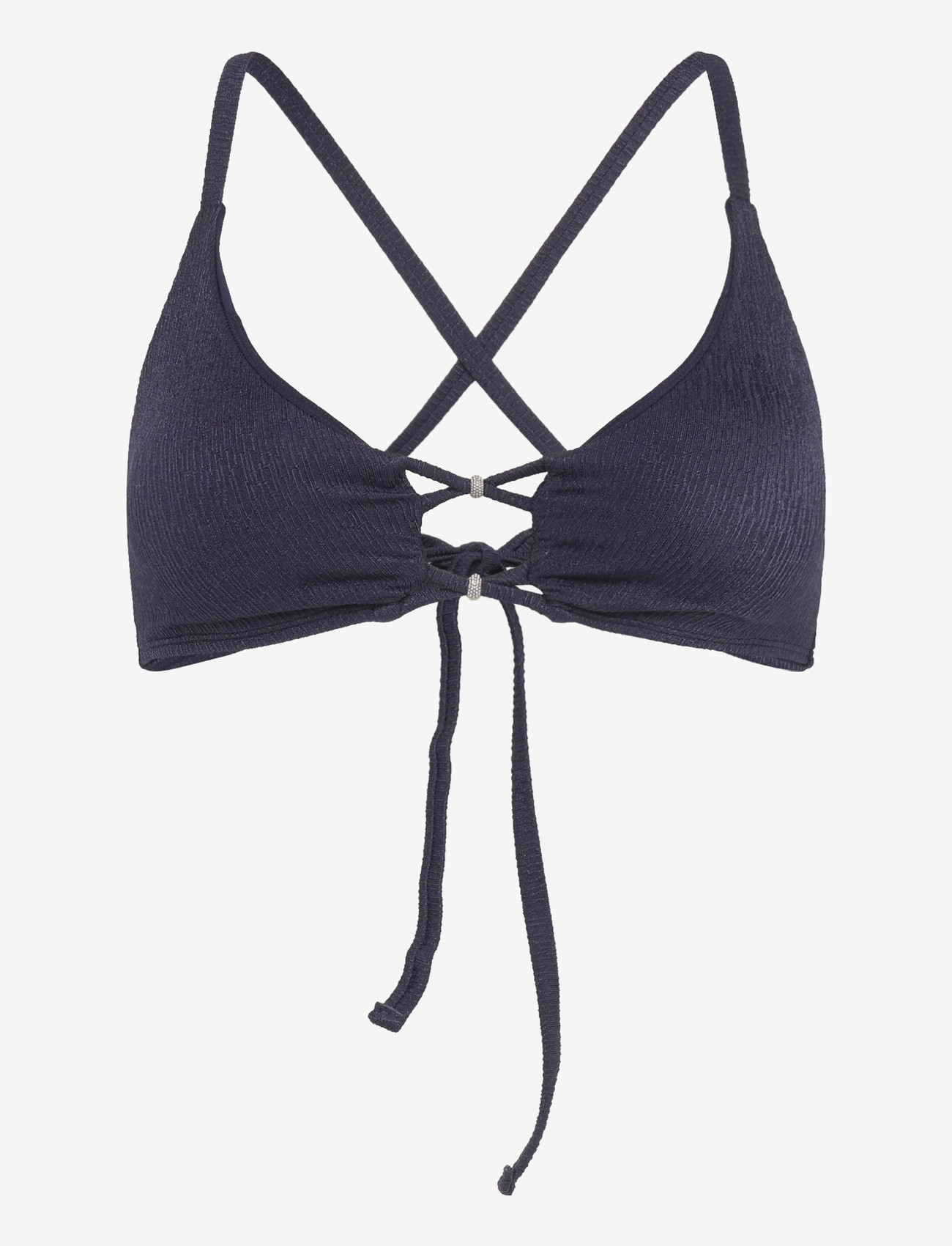 Hunkemöller - SORRENTO CROP TOP - triangle bikinis - peacoat - 0