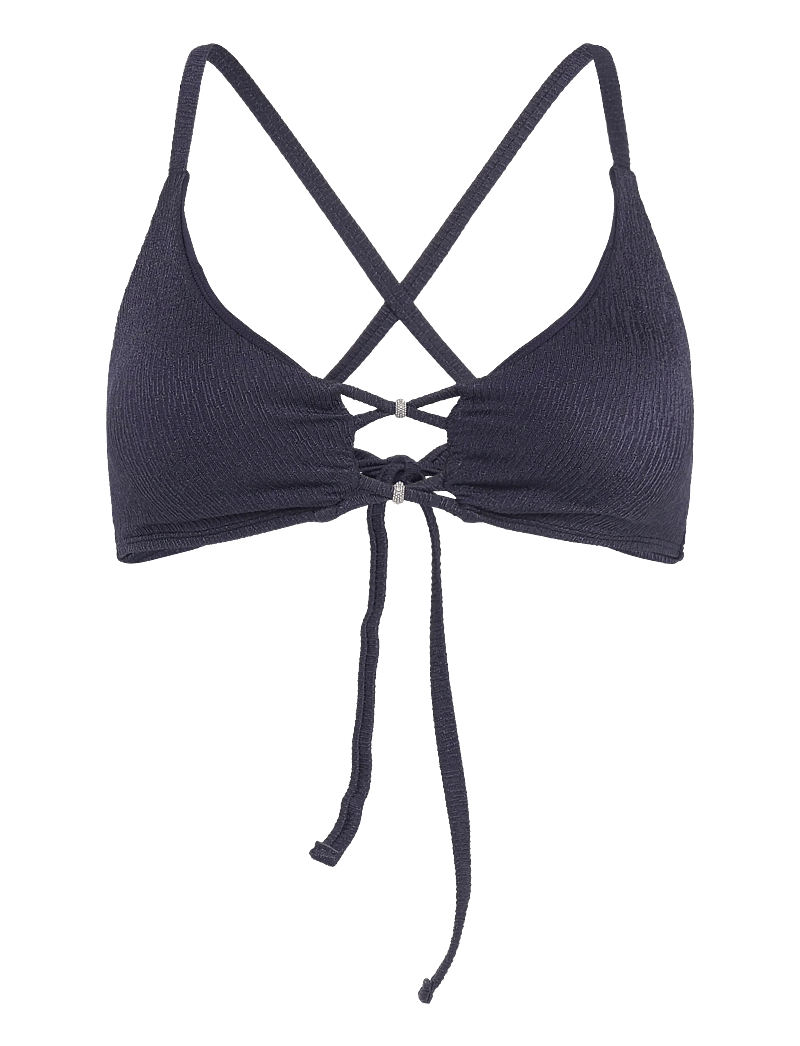 Hunkemöller - SORRENTO CROP TOP - triangle bikinis - peacoat - 0