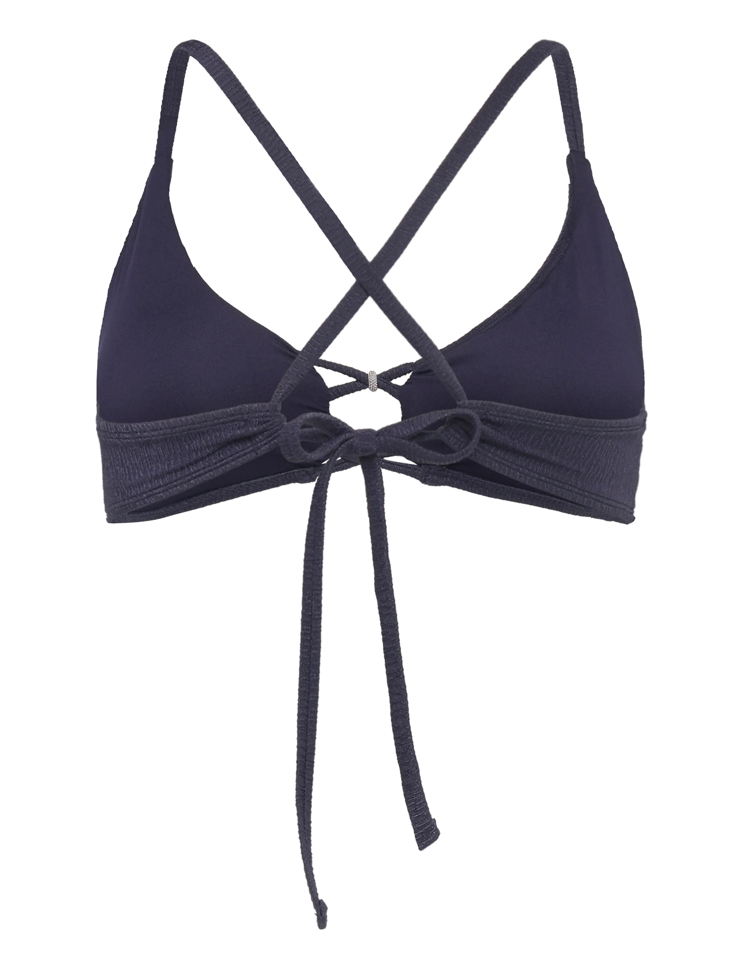 Hunkemöller - SORRENTO CROP TOP - kolmnurksed bikiinide ülaosad - peacoat - 1