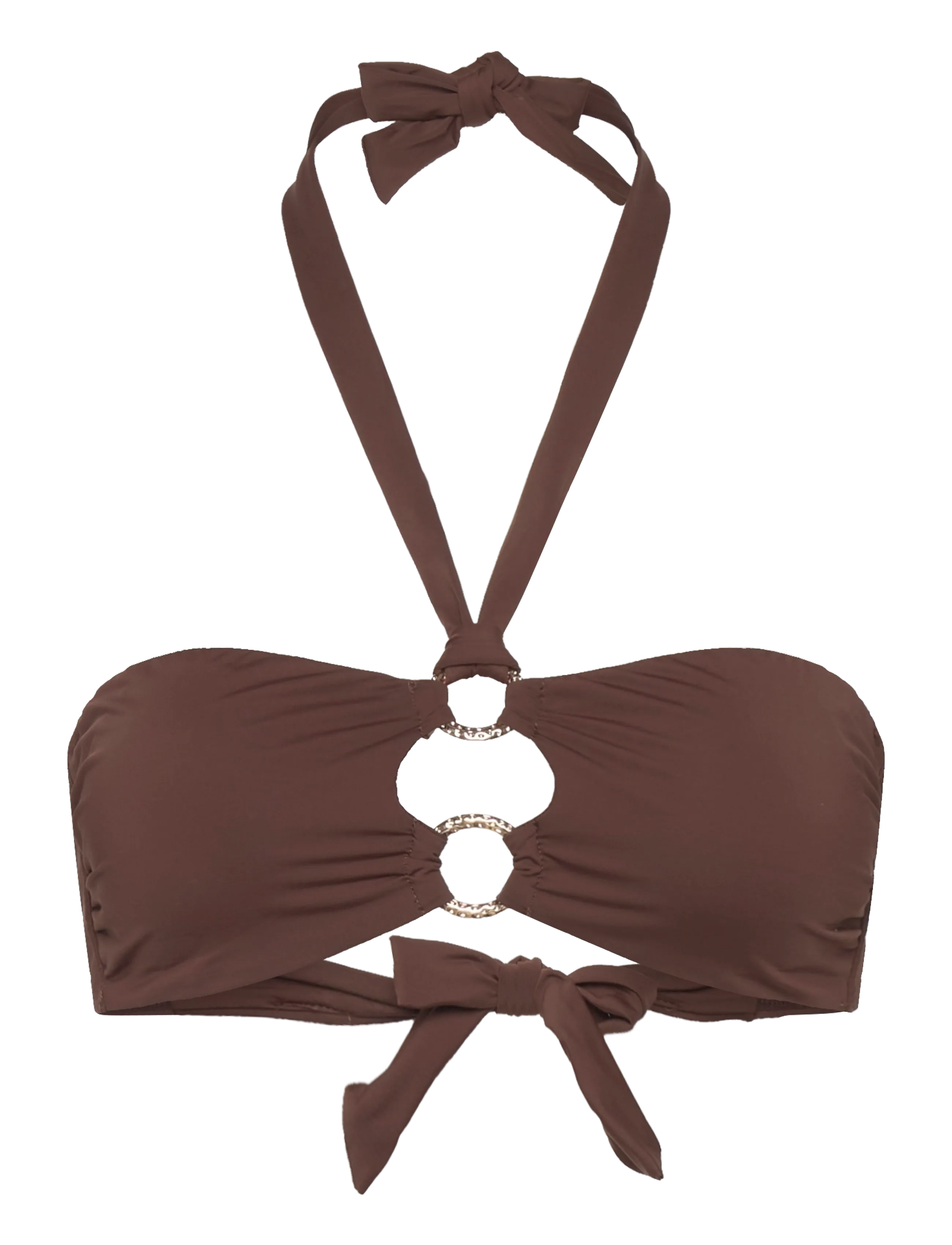 HUNKEMÖLLER Madrid Croptop Braun - S - Damen